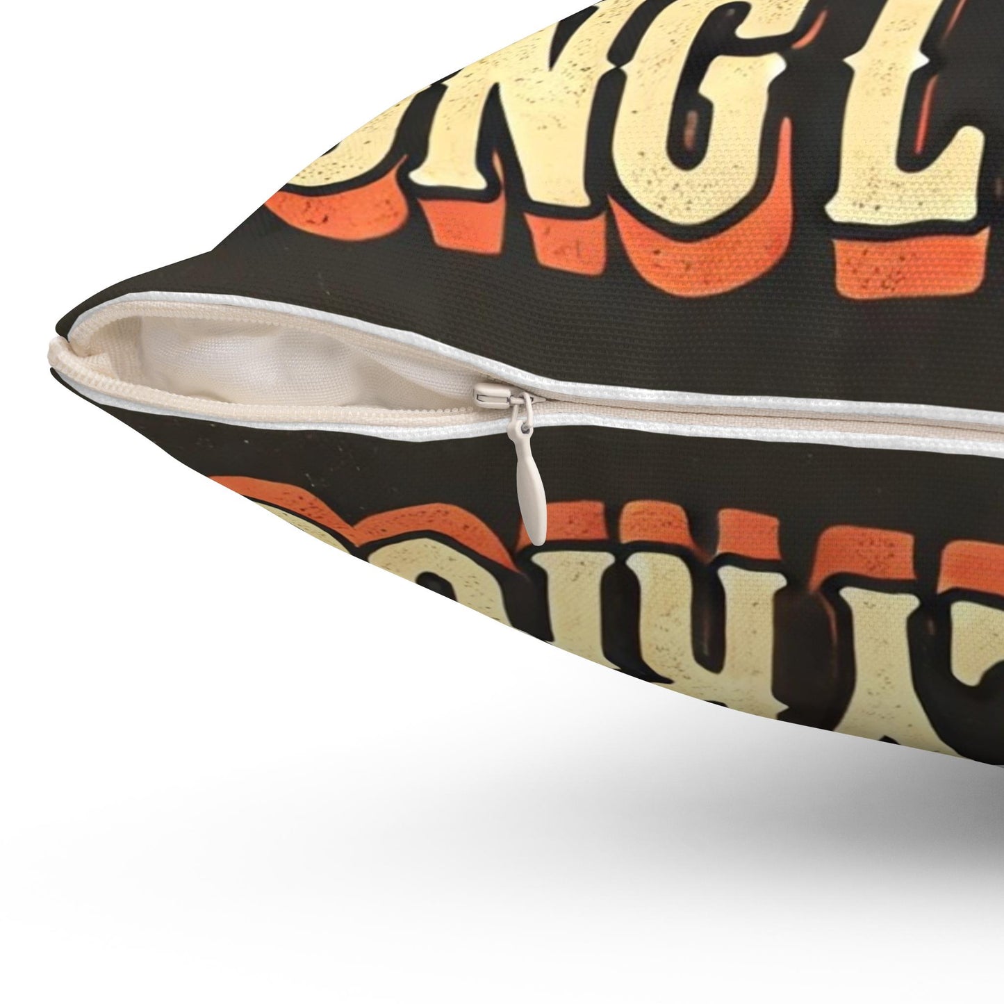 Funny Housewarming Throw Pillow (14"x14" Square), Holiday Gifts and Decor, Birthday Gift, Mid-Century Modern, Records, Vinyl, Music