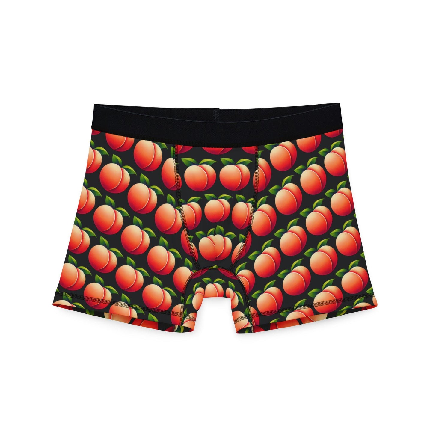 Men's Boxers, Funny Peach Emoji Design, Spicy Gift for Gay Men, LGBT Pride Underwear, Sexy Soft Boxer Briefs, Power Bottom Gift