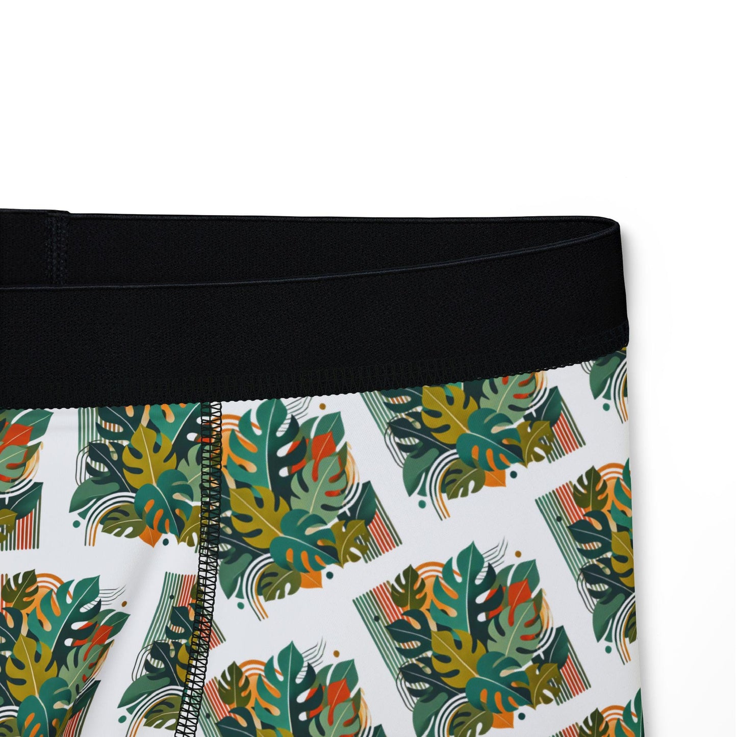 Men's Boxers, Monstera Plant Daddy Mid-Century Modern Design, Gift for Gay Men, LGBT Pride Accessory, Sexy Soft Boxer Brief, Gay Plant Lover