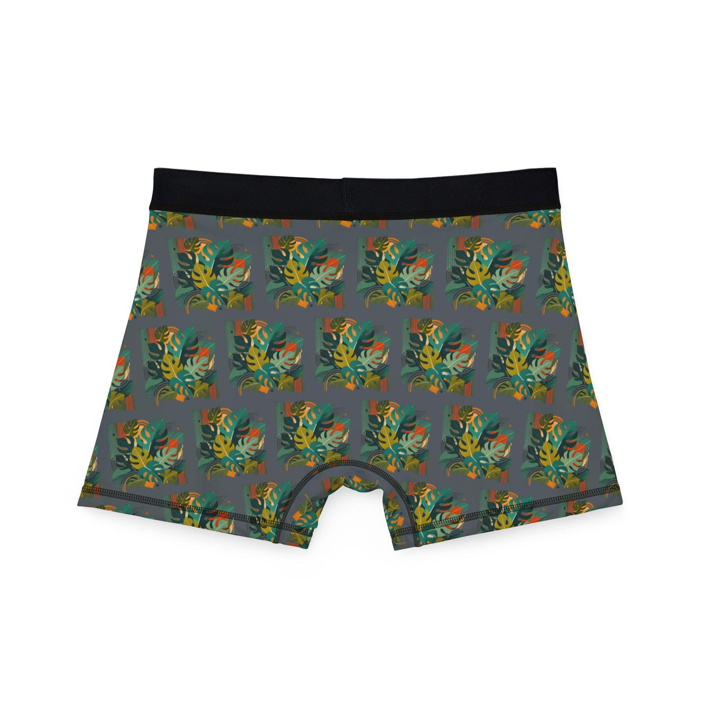Men's Boxers, Monstera Plant Daddy Mid-Century Modern Design, Gift for Men, Sexy Soft Boxer Brief, Plant Lover, Plant Dad Gift