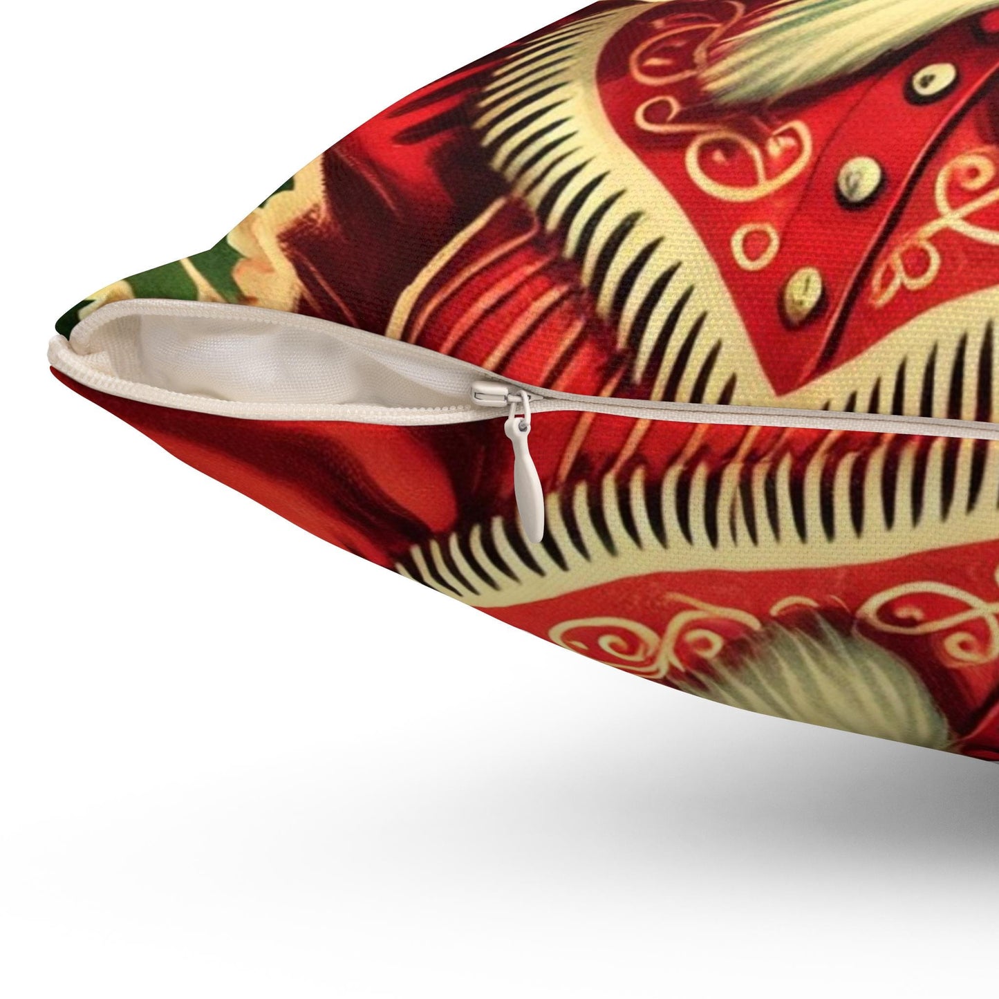 Christmas Cowgirl Throw Pillow (14"x14" Square), Holiday Gifts, Cowboy Christmas, Mrs. Claus