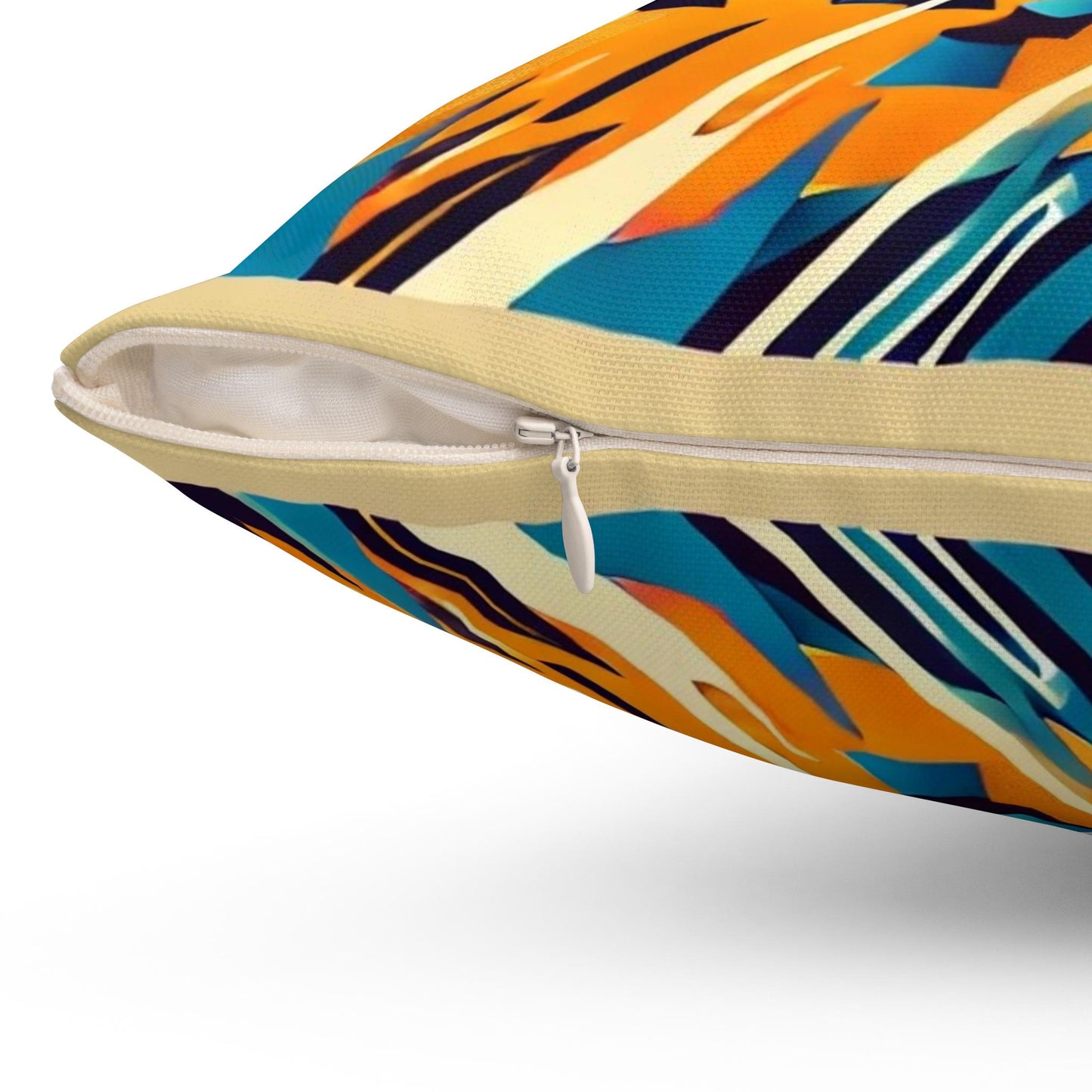 Square Pillow Modern Southwestern Horse Rider Design, Housewarming Gift, Retro Charm, Soft Throw Pillow, Home Decor, Horse Lover Gift