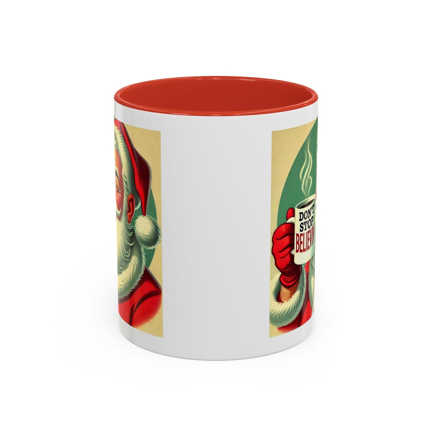 Fun Holiday Santa Coffee Mug (11oz, 15oz), Ceramic Coffee Mug, Gifts for Mom & Dad