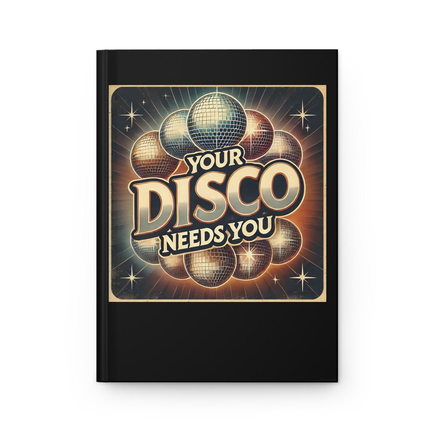 Journal Hardcover, You Disco Needs You Pop Art Design Matte Journal, Humorous Gay Notebook, Rainbow LGBT Gift, Retro Art Diary, Gay Gift