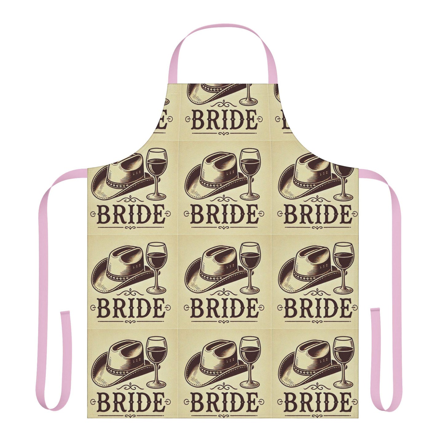 Bride Gift Apron, 5-Color Straps to Choose From, Wedding Gifts, Kiss the Cook, Newlyweds