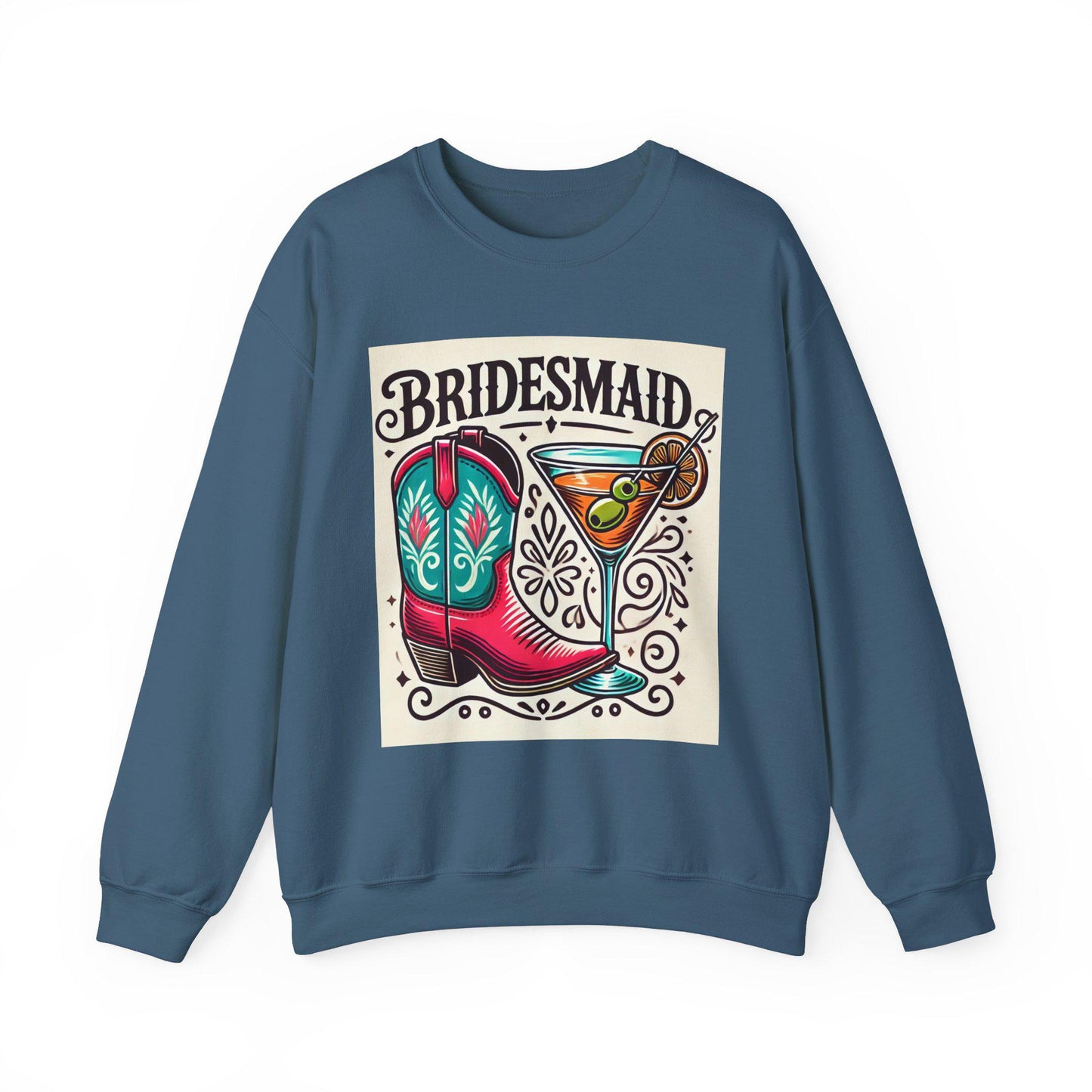 Bridesmaid Sweatshirt Heavy Blend™, Gift for Bridesmaid, Bachelorette Party, Country Wedding Party Gift