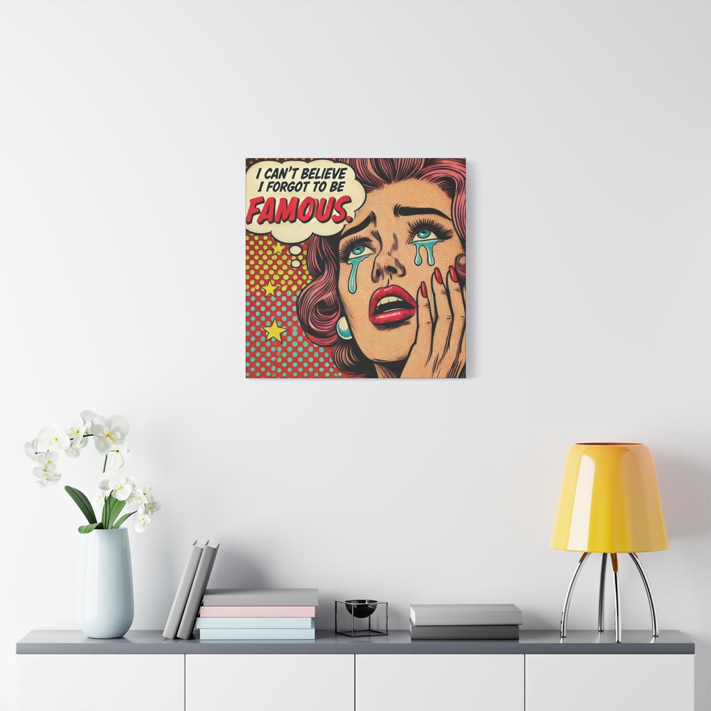 Canvas Print, Funny Art Pop Famous Design, Queer Wall Pop Art, Modern LGBT Decor, Gay Housewarming, Chic Matte Canvas, Queer Camp Art