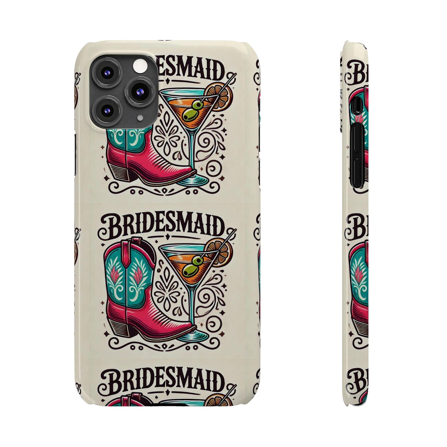 Bridesmaid Gift Slim Phone Case for iPhone, Gifts for Wedding Party, Bachelorette Party Swag