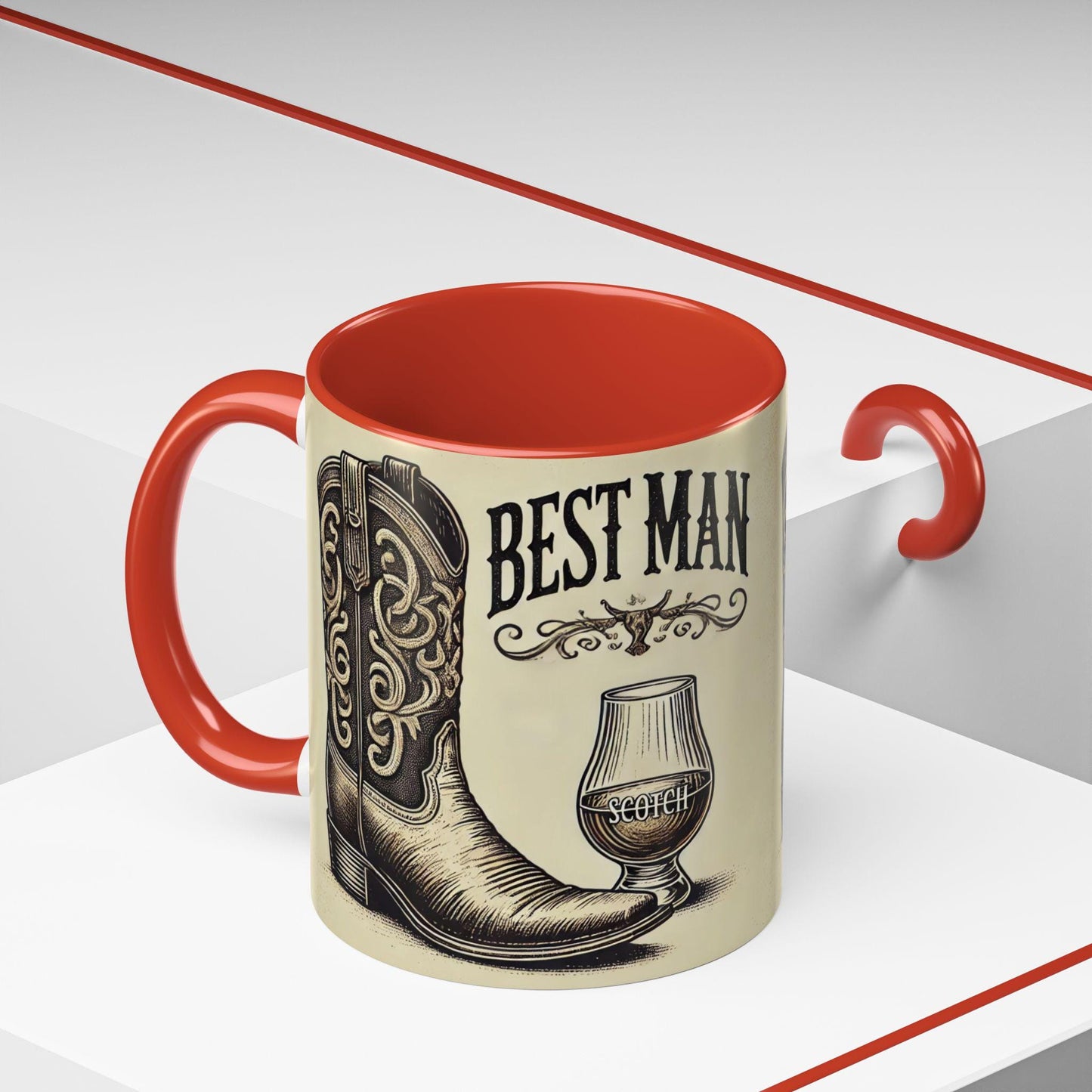 Best Man Gift Coffee Mug (11oz, 15oz), Ceramic Coffee Mug, Gifts for Groom, Wedding Gift, Cigar Lover, Groom's Gift