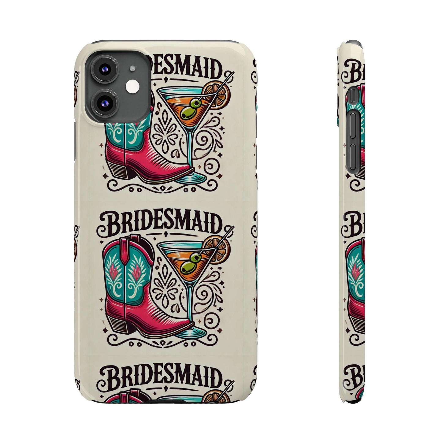 Bridesmaid Gift Slim Phone Case for iPhone, Gifts for Wedding Party, Bachelorette Party Swag