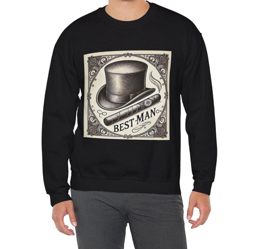 Best Man Sweatshirt Heavy Blend™, Gift for Best Man, Bachelor Party, Wedding Party Gift