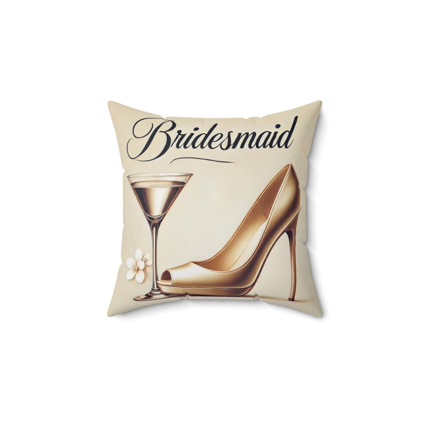 Bridesmaid Gift Pillow (14"x14" Square), Cowgirl Bridesmaid, Best Gifts for Bachelorette Party, Wedding Party Gifts