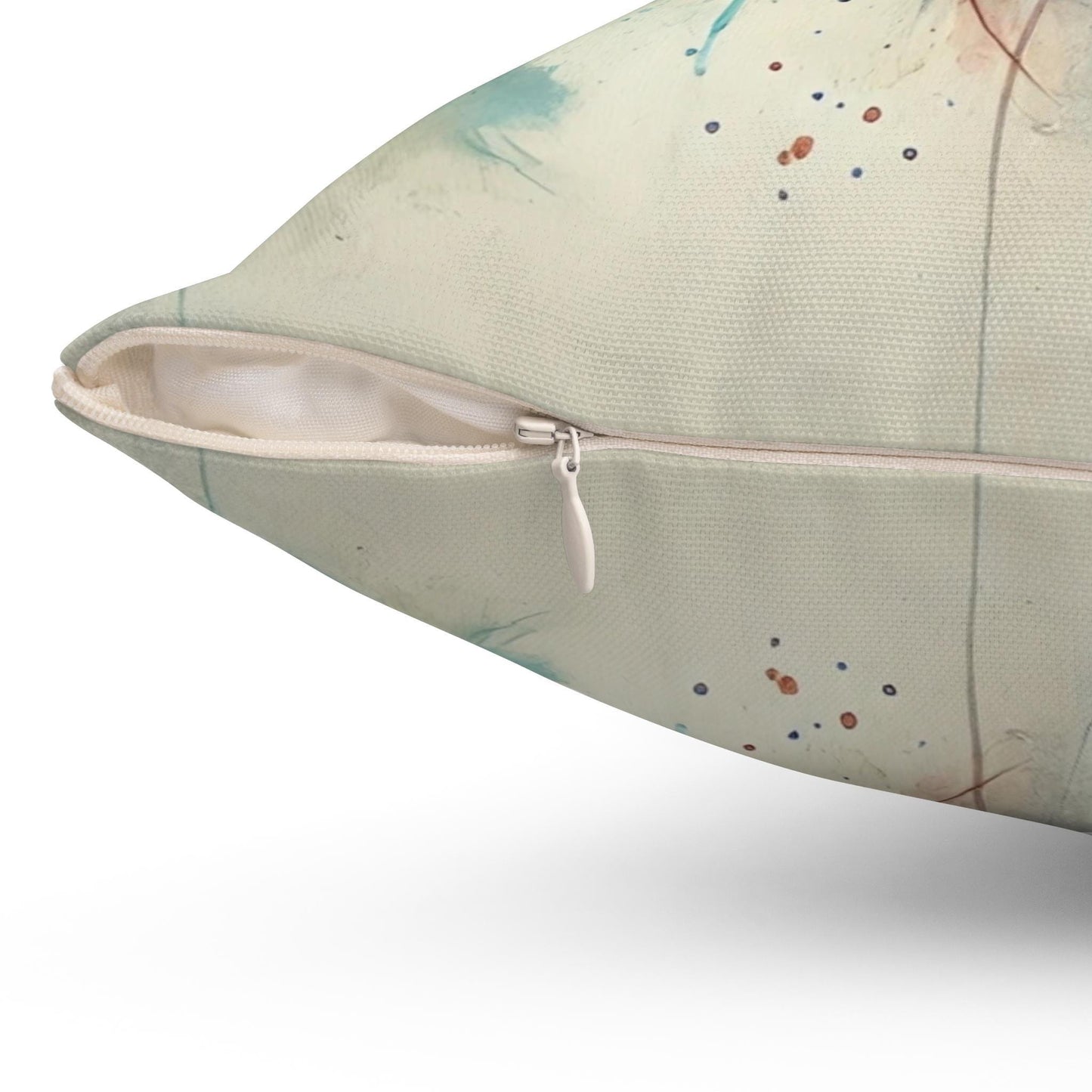 Pillow Modern Abstract Watercolor BrightOwl 2 Design, Posh Housewarming Gift, Owl Soft Throw Pillow, Ethereal Upscale Wall & Office Decor