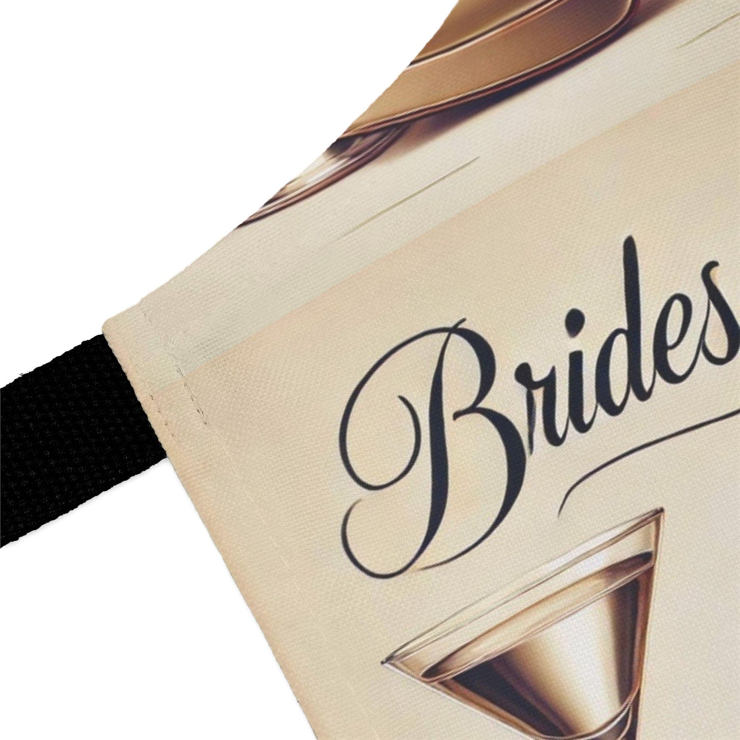Bridesmaid Gift Apron, 5-Color Straps to Choose From, Wedding Party Gifts, Kiss the Cook, Newlyweds