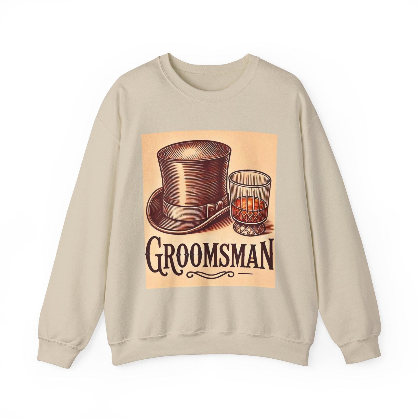 Groomsman Sweatshirt Heavy Blend™, Gift for Groomsman, Bachelor Party, Wedding Party Gift