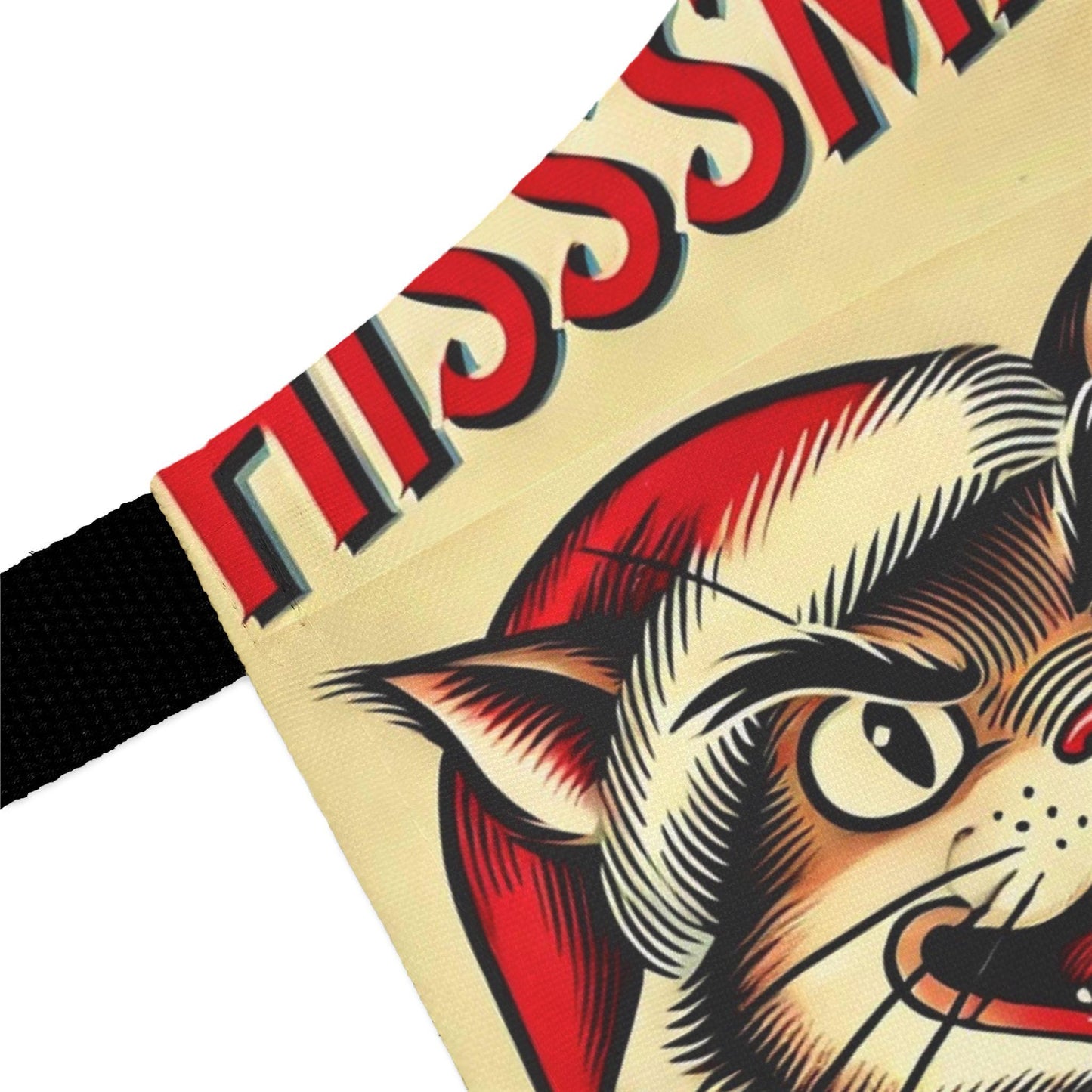 Funny Christmas Gift Apron for Cat Lovers, 5-Color Straps to Choose From, Grilling, Kiss the Cook, Cat Mom, Cat Dad