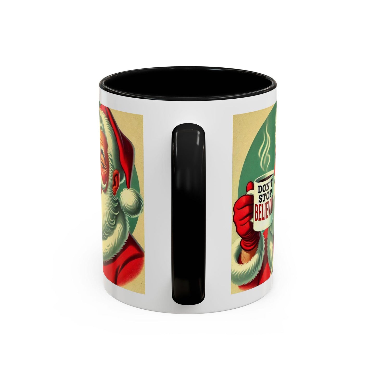 Fun Holiday Santa Coffee Mug (11oz, 15oz), Ceramic Coffee Mug, Gifts for Mom & Dad