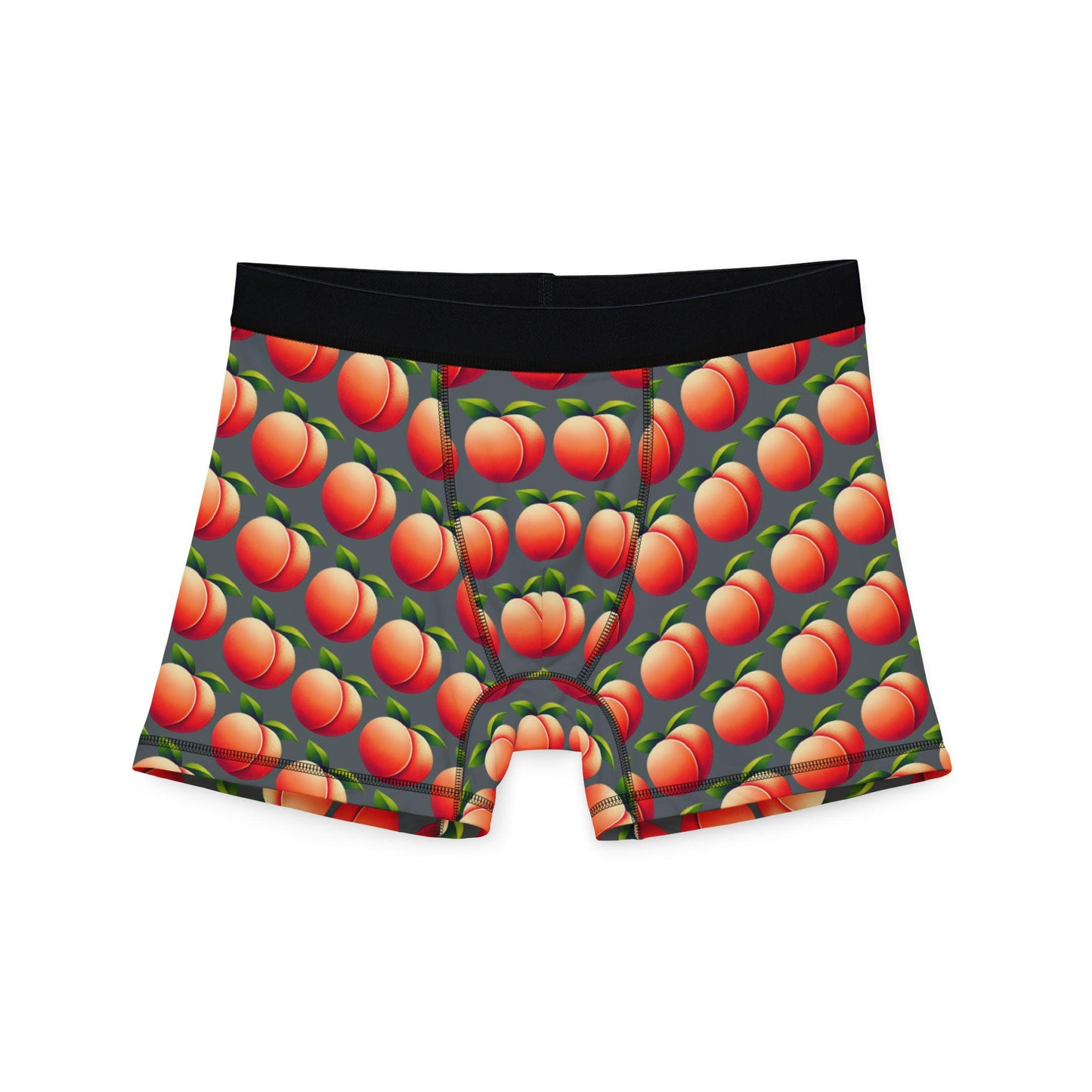 Men's Boxers, Funny Peach Emoji Design, Spicy Gift for Gay Men, LGBT Pride Underwear, Sexy Soft Boxer Briefs, Power Bottom Gift