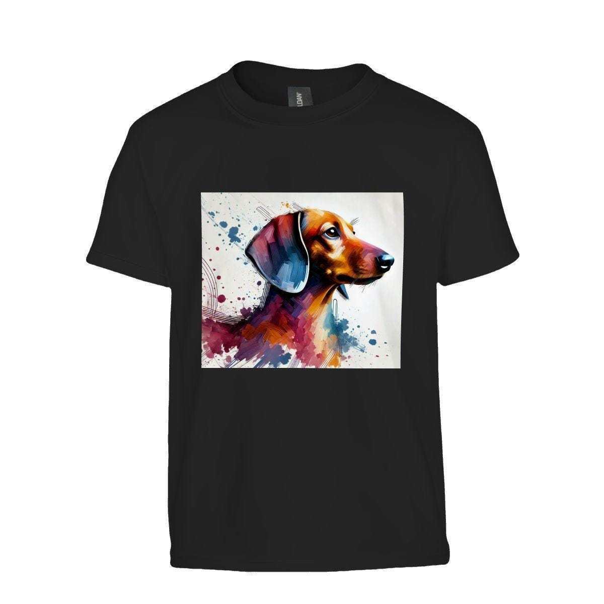 Kids Tee, Fun DachShund Youth T-Shirt, Unique Birthday Gift, Casual Vacation Wear, Original Weenie Dog Art Tee, Kids Fashion, Back To School