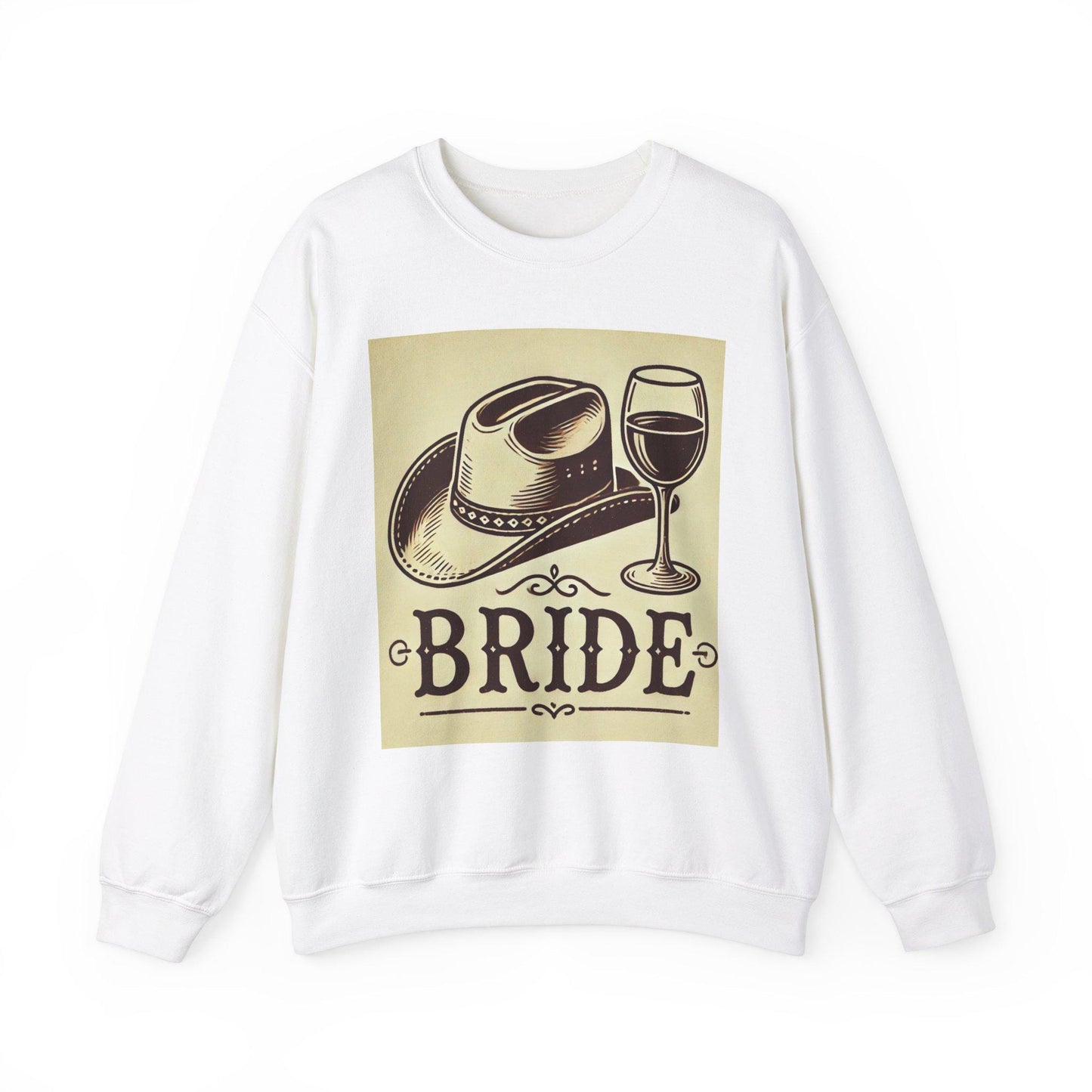 Bride Sweatshirt Heavy Blend™, Gift for Bride, Bachelorette Party, Country Wedding Party Gift