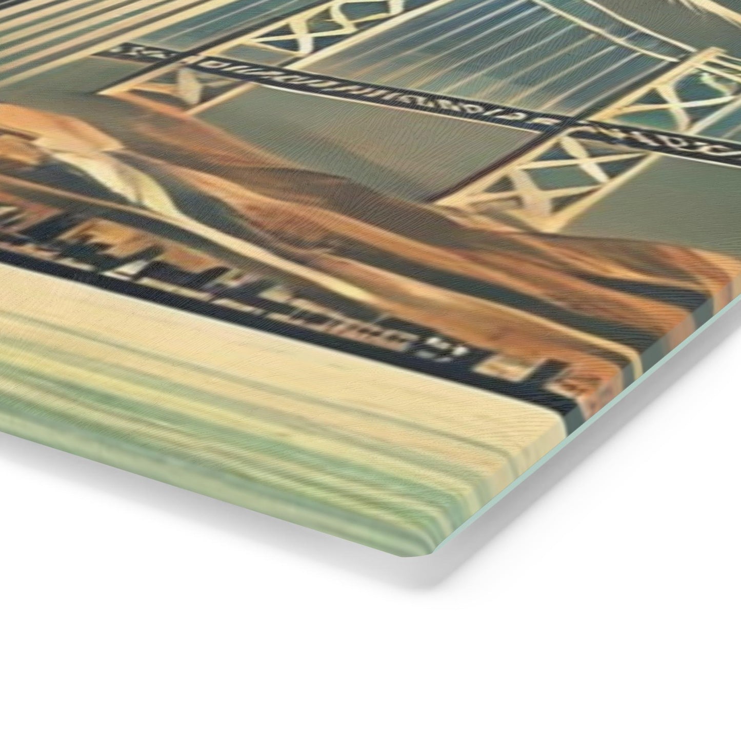 Cutting Board, San Francisco Golden Gate Bridge Design, Kitchen Home Decor, Unique Housewarming Gift, Foodie Chef Gift, California Souvenir