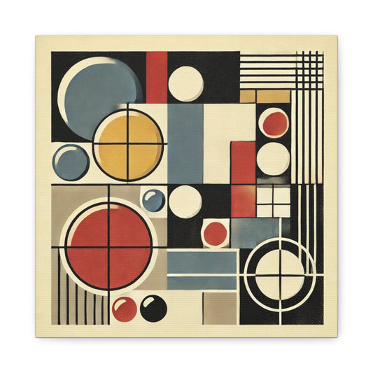 Canvas Print, Mid-Century Modern Sputnik, Housewarming or Birthday Gift, Vintage Bauhaus Retro Charm, Wall Art Decor, Matte Canvas