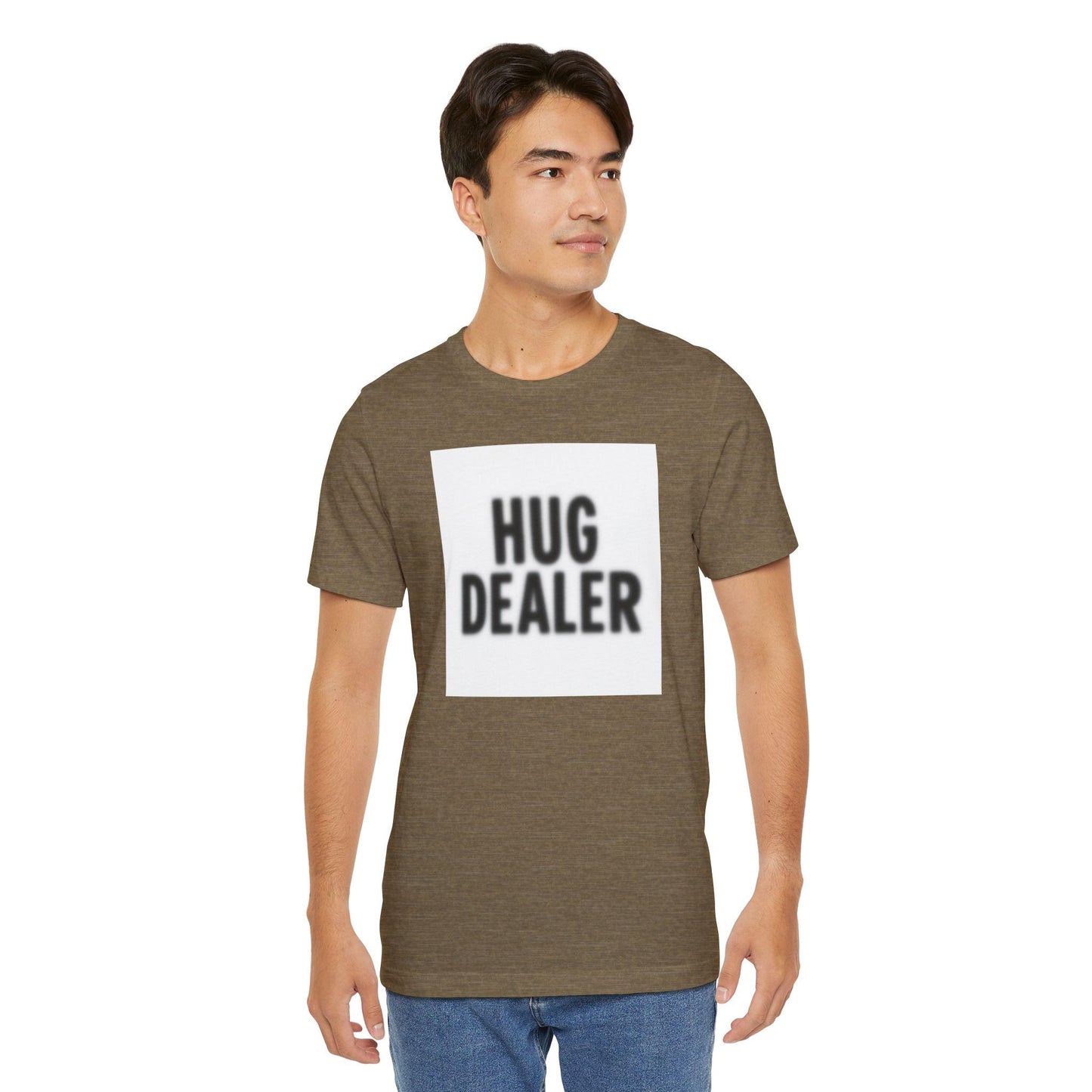 Funny Hug Dealer T-Shirt, Unisex Casual Tee, Gift for Blurry Hug Lovers, Perfect for Birthdays, Humorous Shirt, Casual Rave Party Wear
