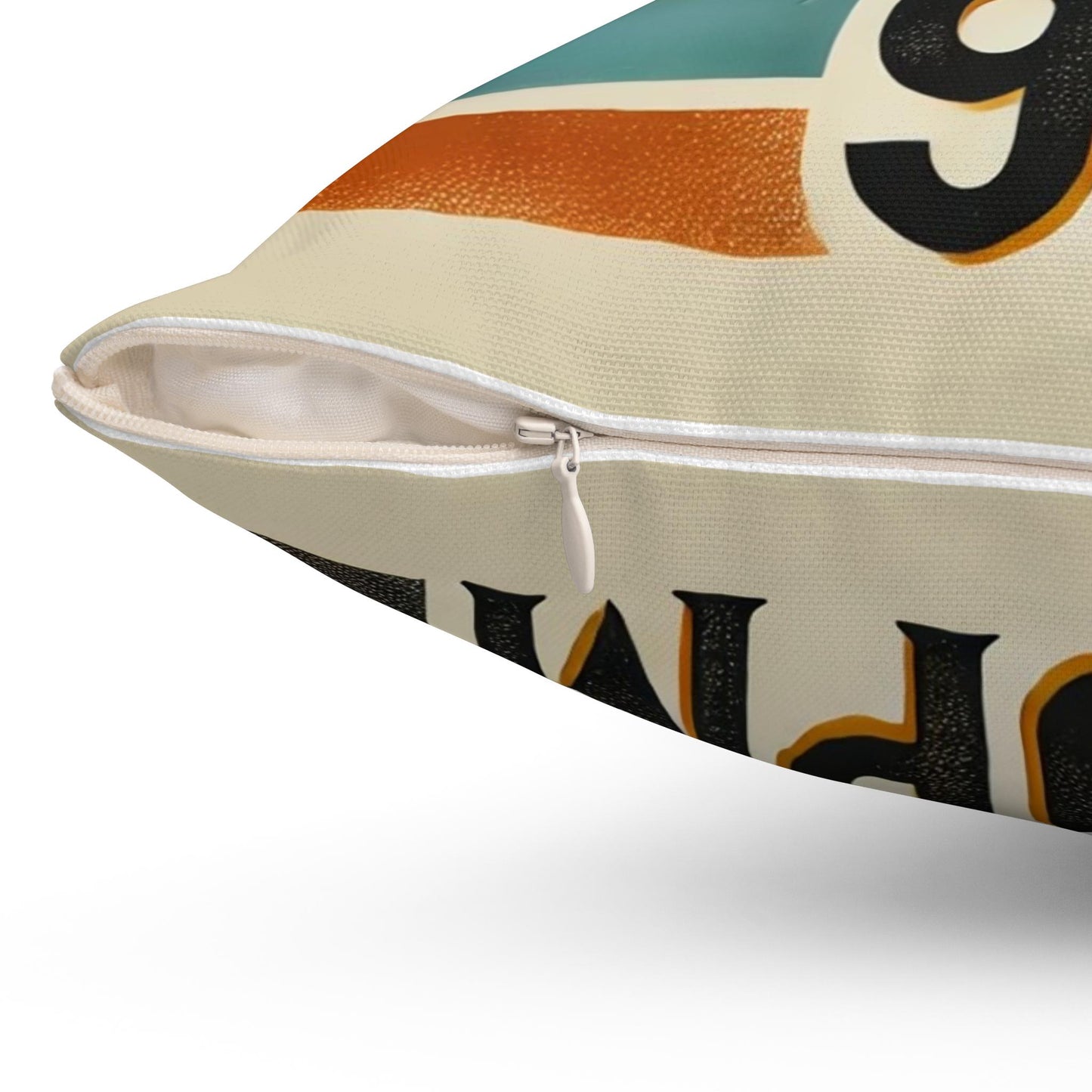 Funny Throw Pillow (14"x14" Square), Live Laugh Leave, Housewarming, Holiday Gifts and Decor, Birthday Gift, Mid-Century Modern Charm