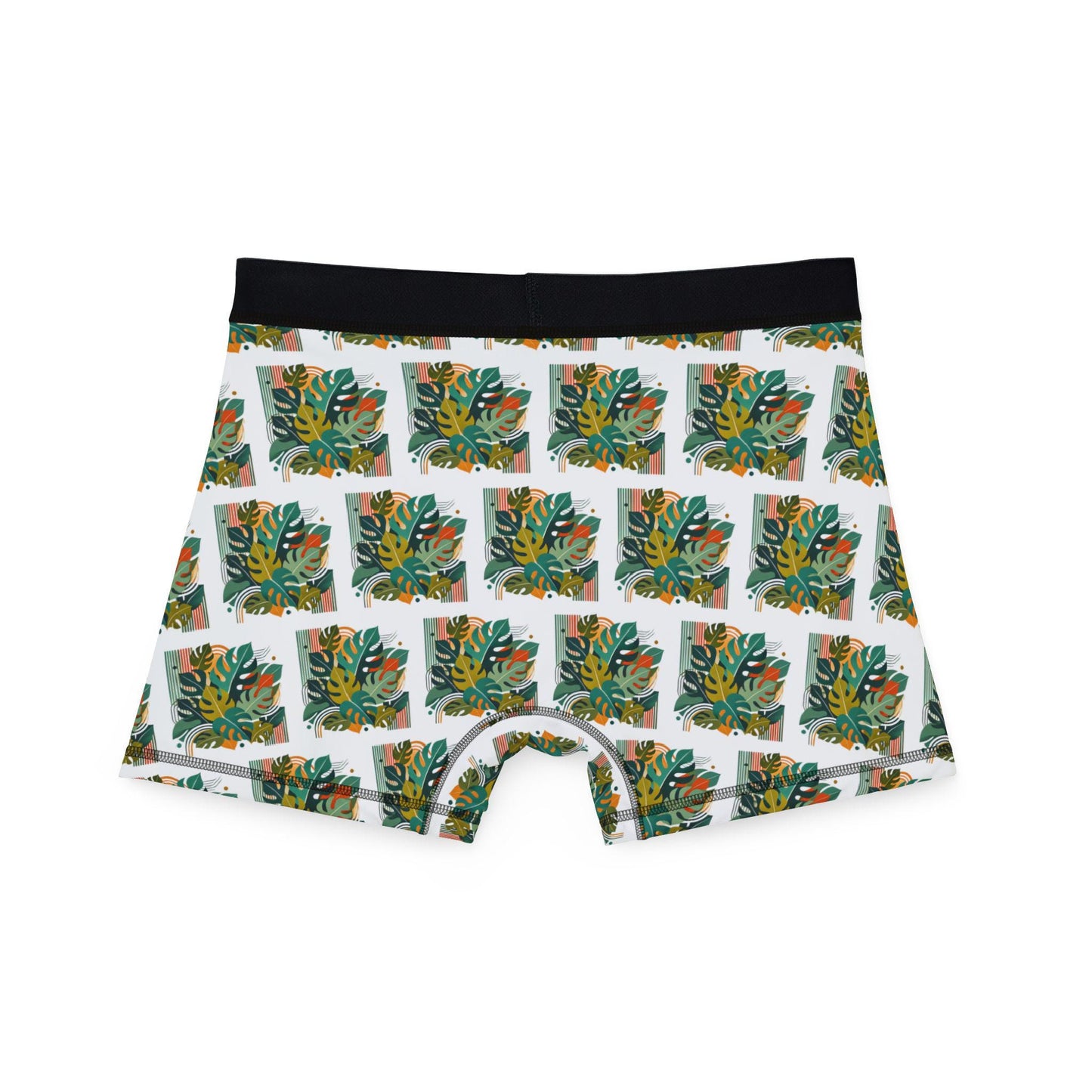 Men's Boxers, Monstera Plant Daddy Mid-Century Modern Design, Gift for Gay Men, LGBT Pride Accessory, Sexy Soft Boxer Brief, Gay Plant Lover