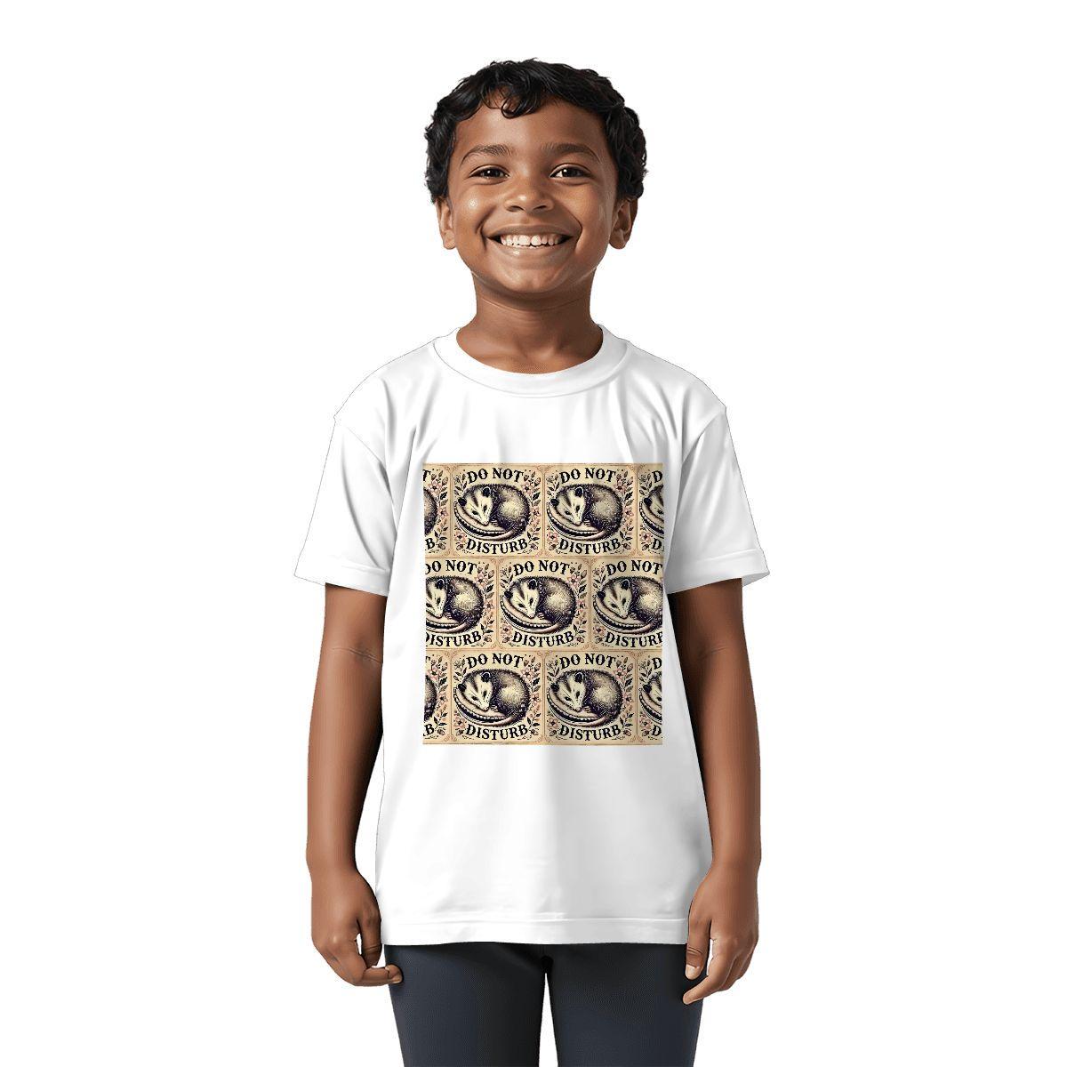 Kids Tee, Funny Possum Youth T-Shirt, Unique Birthday Gift, Casual Vacation Wear, Original Art Tee, Kid's Fashion, Back To School