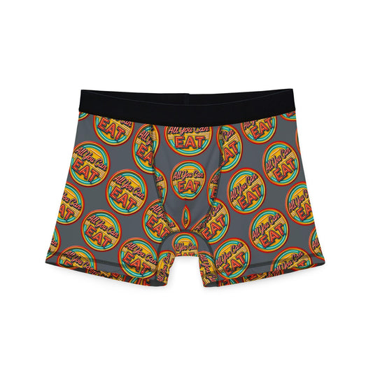 Men's Boxers, Funny All You Can Eat Vintage Neon Sign Design, Spicy Gift for Gay Men, LGBT Pride Accessory, Sexy Soft Boxer Briefs, Gay Cake