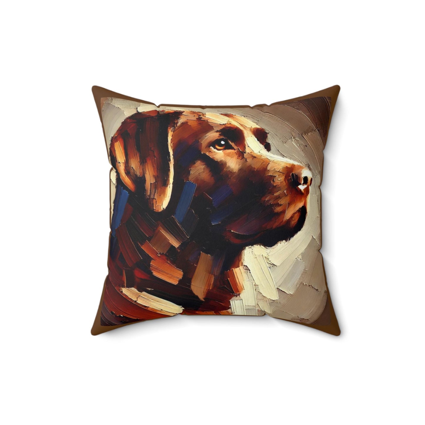 Pillow Labrador Retriever Modern Impresssionist Design, LGBT Housewarming, Soft Throw Pillow, Modern Home Decor, Gay Lab Dog Lover Gift