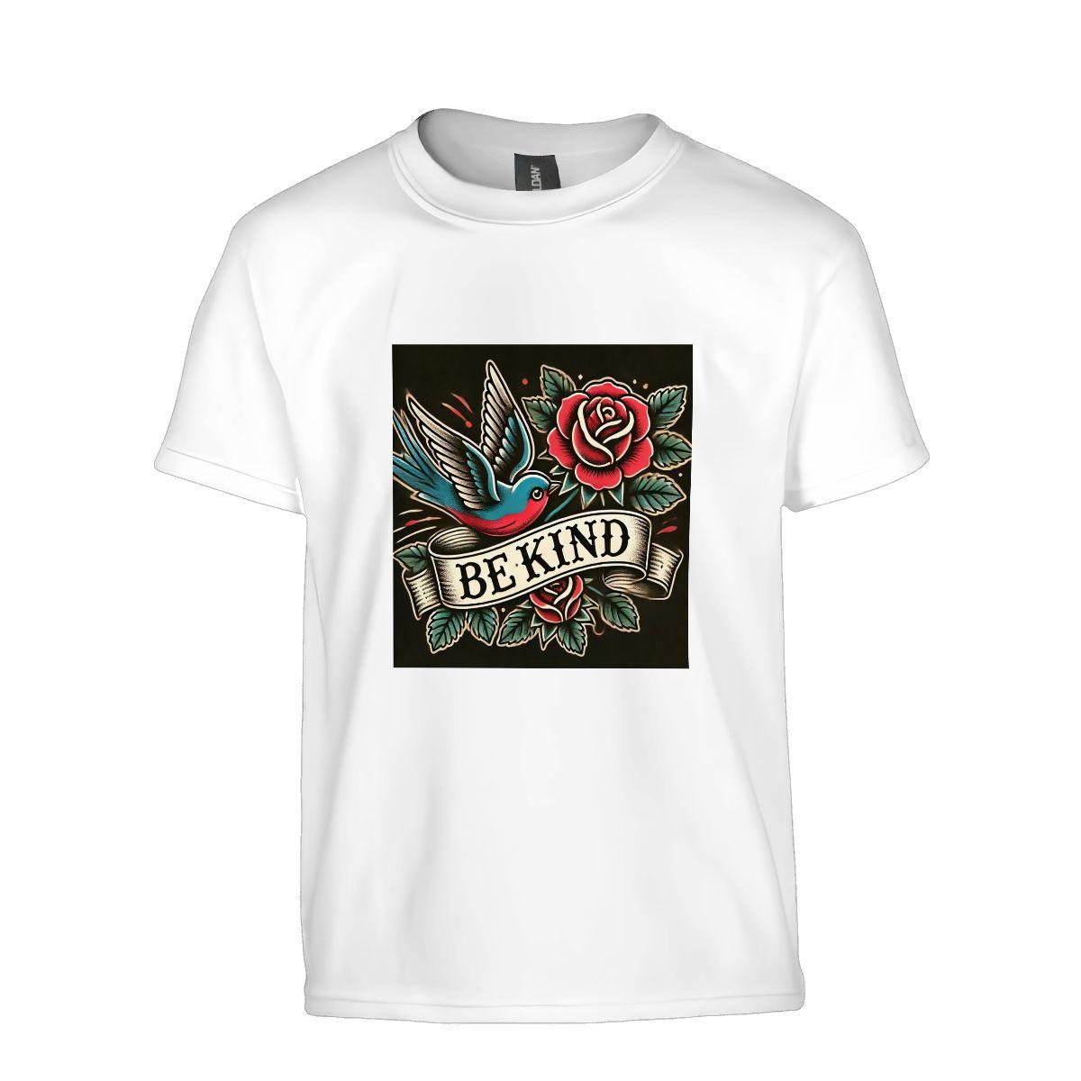 Kids Tee, Fun Be Kind Youth T-Shirt, Unique Birthday Gift, Casual Vacation Wear, Original Vintage Art Tee, Kid's Fashion, Back To School