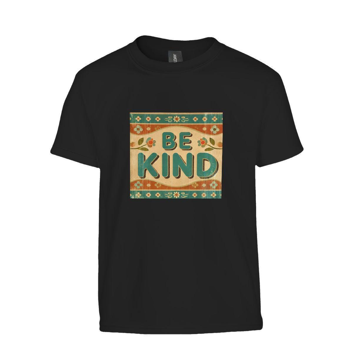 Kids Tee, Fun Be Kind Youth T-Shirt, Unique Birthday Gift, Casual Vacation Wear, Original Art Tee, Kid's Fashion Design, Back To School