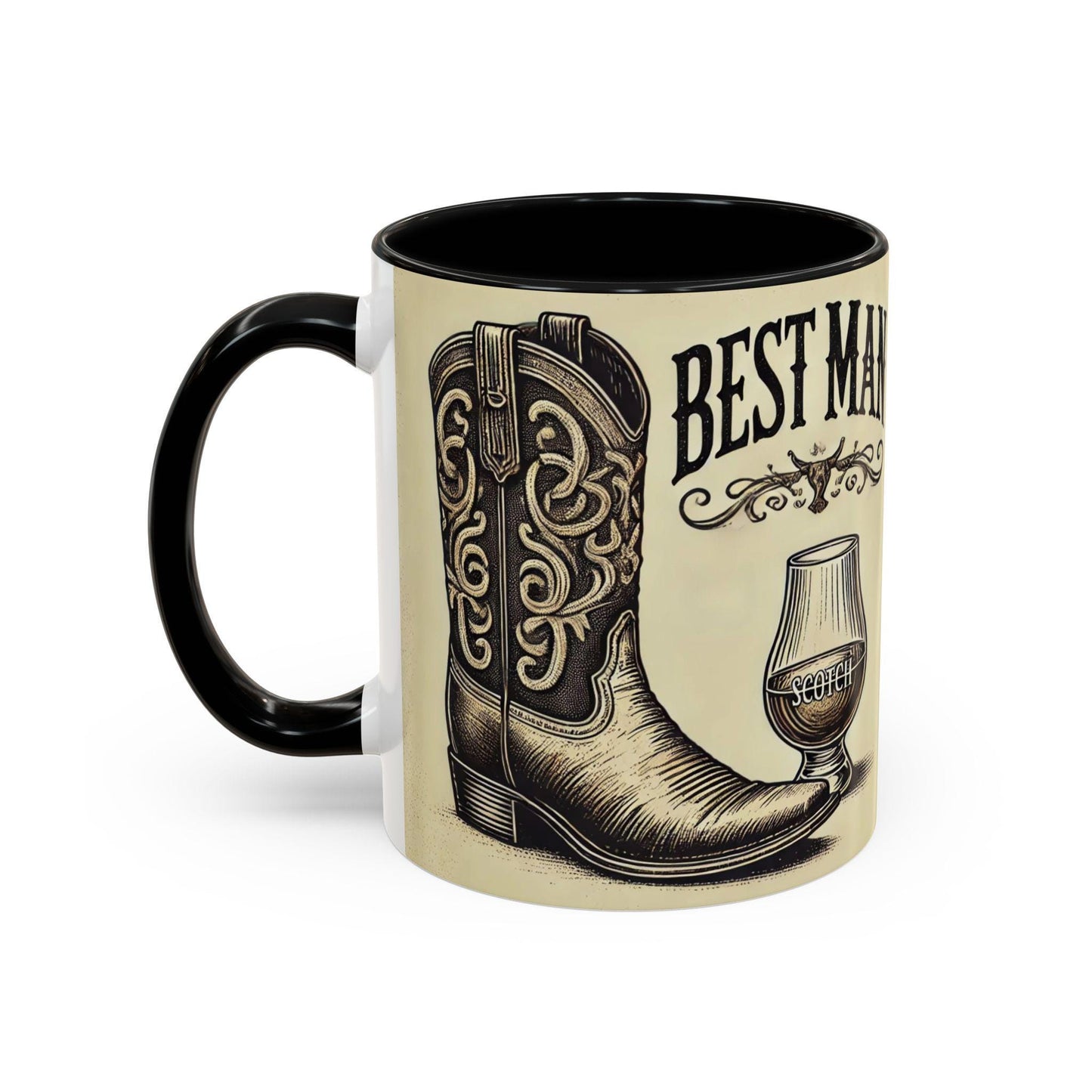 Best Man Gift Coffee Mug (11oz, 15oz), Ceramic Coffee Mug, Gifts for Groom, Wedding Gift, Cigar Lover, Groom's Gift