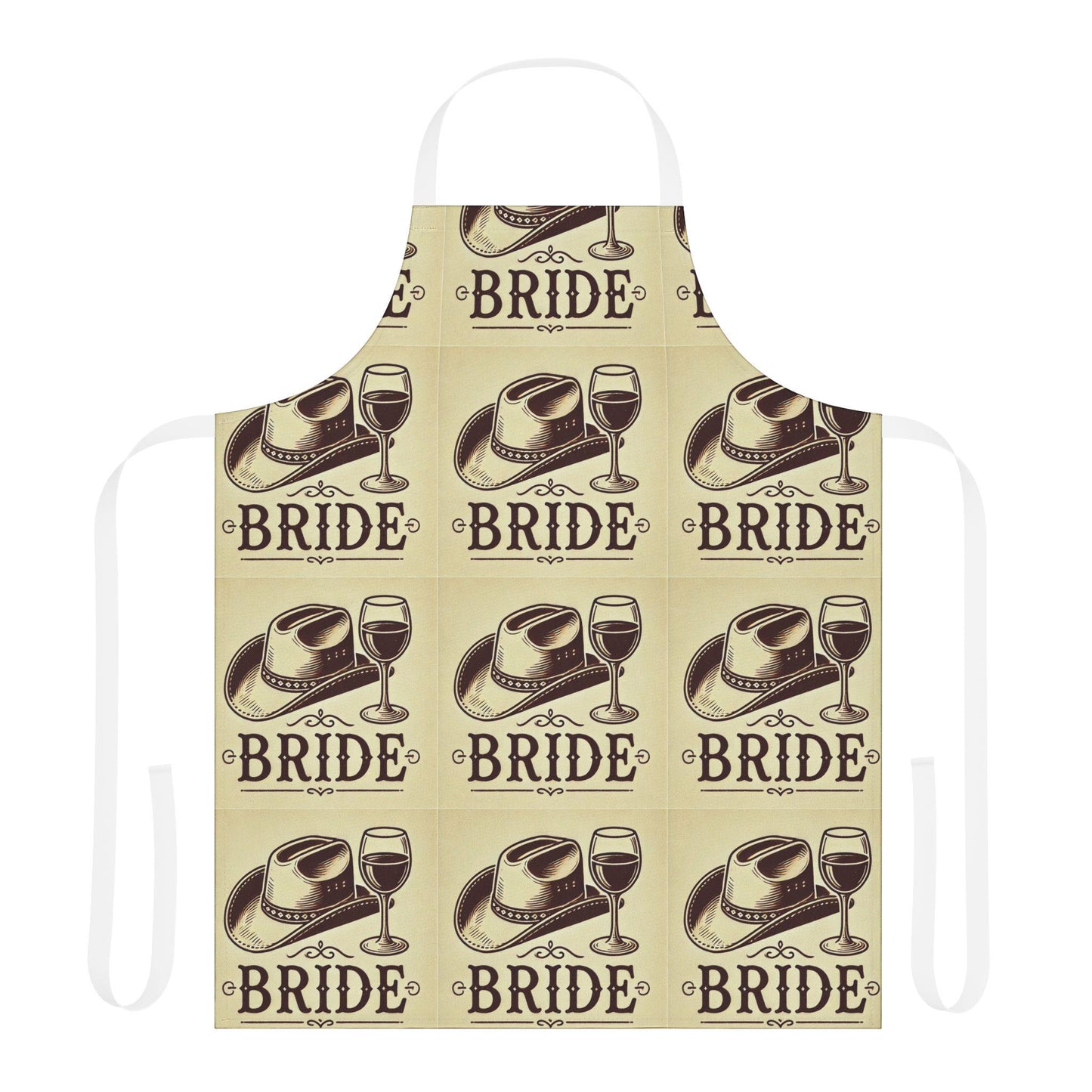 Bride Gift Apron, 5-Color Straps to Choose From, Wedding Gifts, Kiss the Cook, Newlyweds