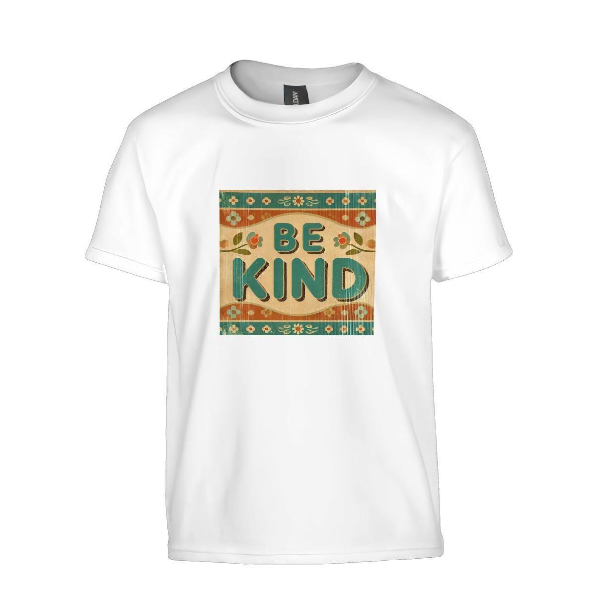 Kids Tee, Fun Be Kind Youth T-Shirt, Unique Birthday Gift, Casual Vacation Wear, Original Art Tee, Kid's Fashion Design, Back To School