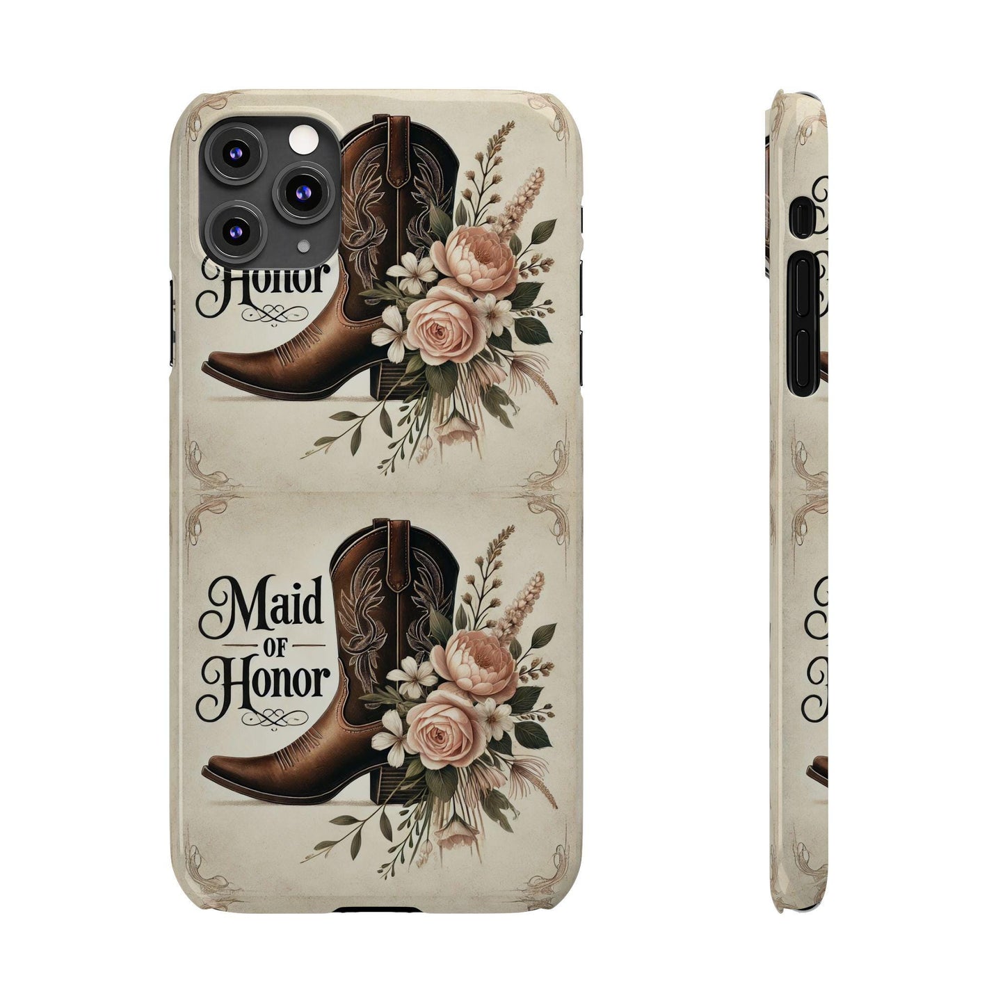 Maid of Honor Gift Slim Phone Case for iPhone, Gifts for Wedding Party, Bachelorette Party Swag