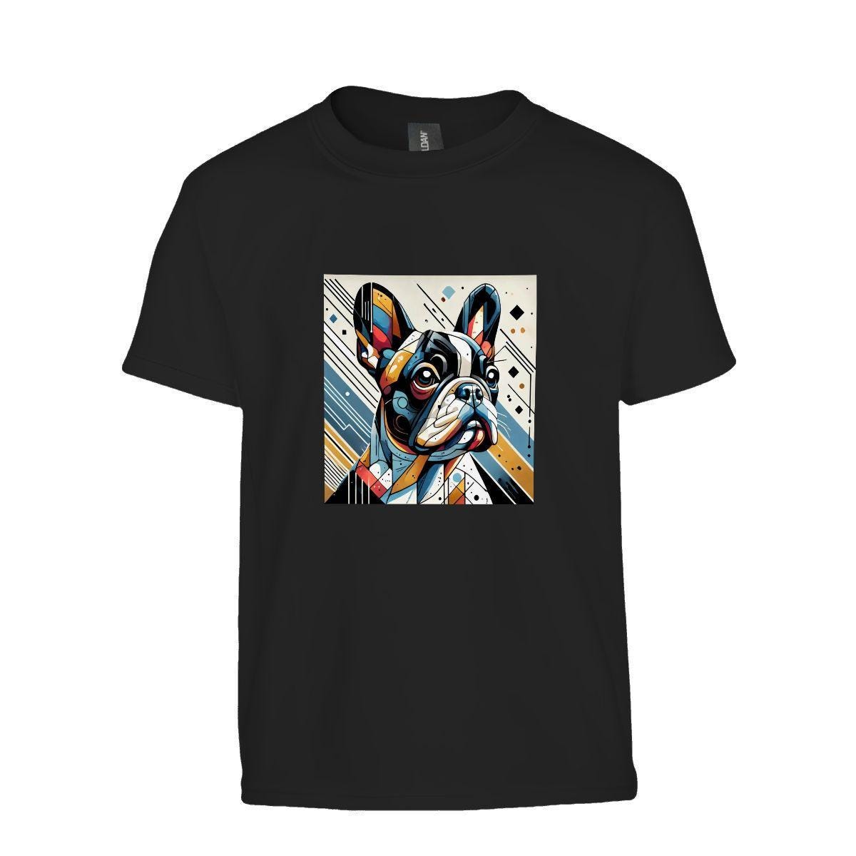 Kids Tee, Fun French Bulldog Youth T-Shirt, Unique Birthday Gift, Casual Vacation Wear, Original Frenchie Tee, Kid's Fashion, Back To School