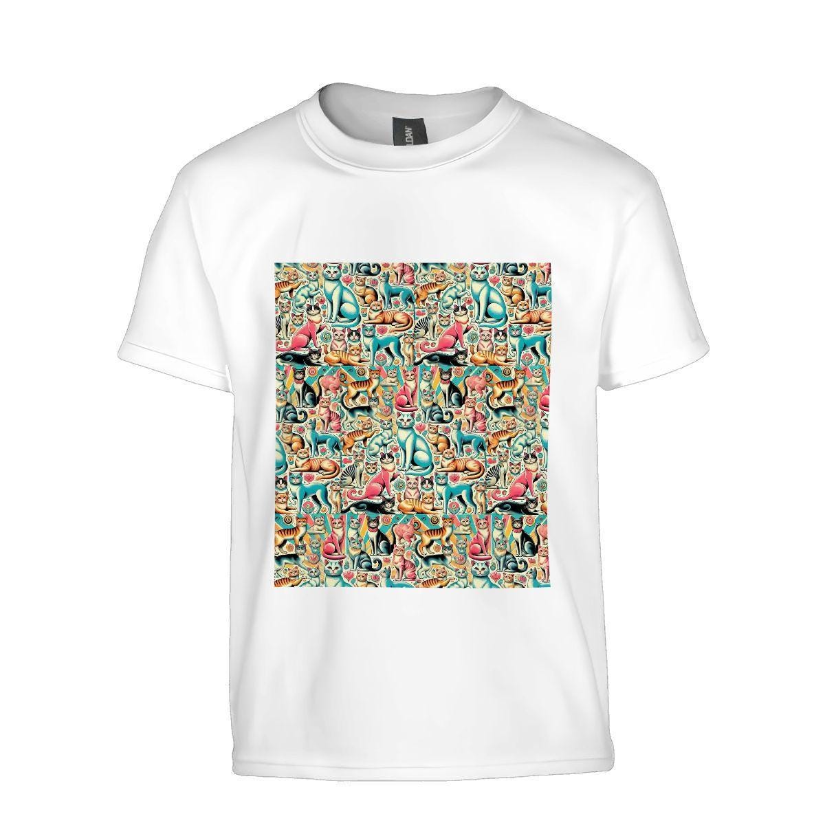 Kids Tee, Fun Dog Puppy Youth T-Shirt, Unique Birthday Gift, Casual Vacation Wear, Original Art Tee, Kid's Fashion Design, Back to School