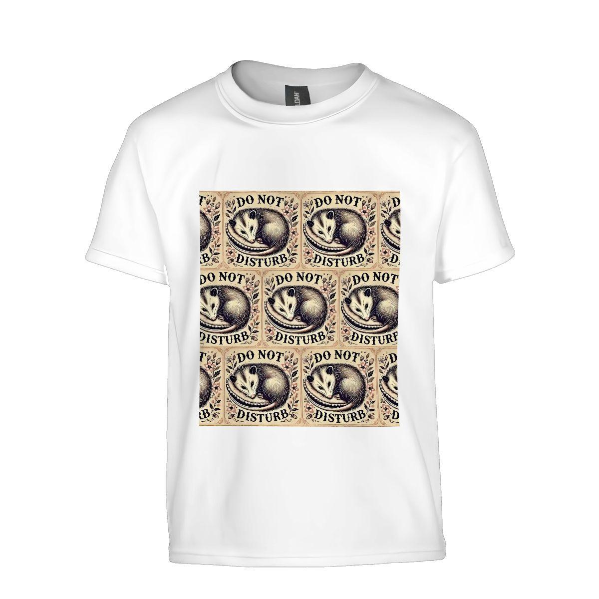 Kids Tee, Funny Possum Youth T-Shirt, Unique Birthday Gift, Casual Vacation Wear, Original Art Tee, Kid's Fashion, Back To School