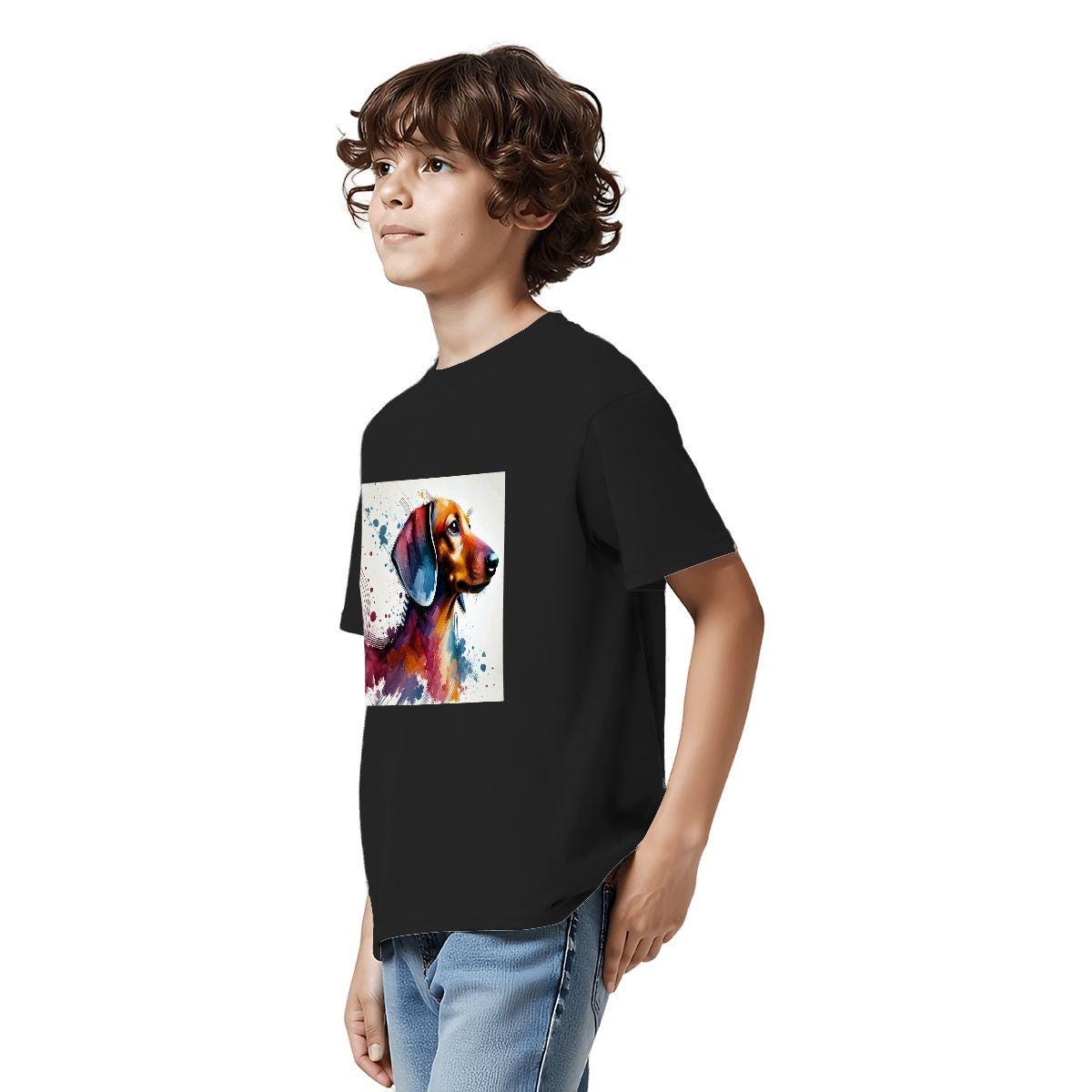 Kids Tee, Fun DachShund Youth T-Shirt, Unique Birthday Gift, Casual Vacation Wear, Original Weenie Dog Art Tee, Kids Fashion, Back To School