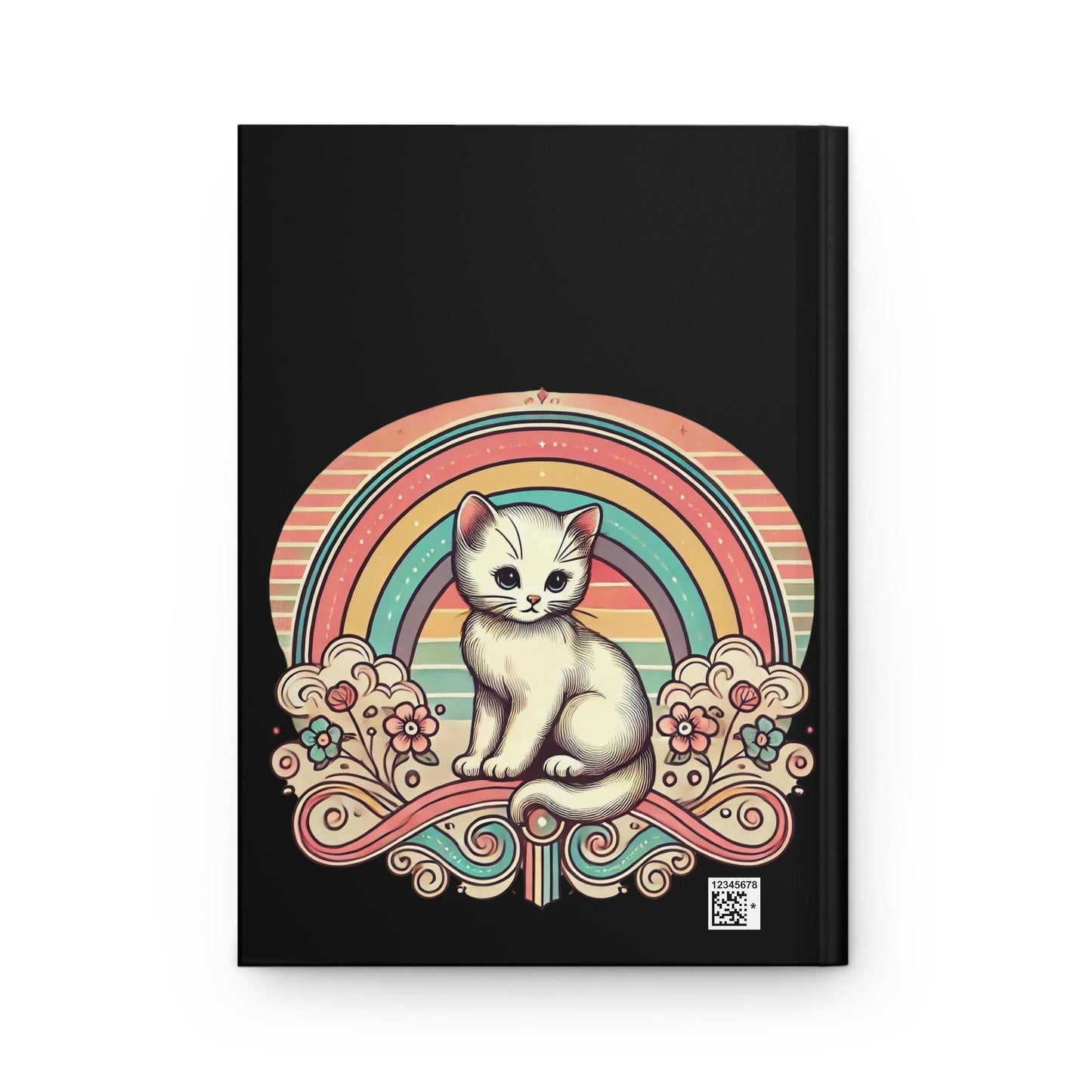 Cat Journal Hardcover - Funny Domination Vintage Design Matte Journal - Humorous Notebook, Book Lovers Gift, Retro Art Diary