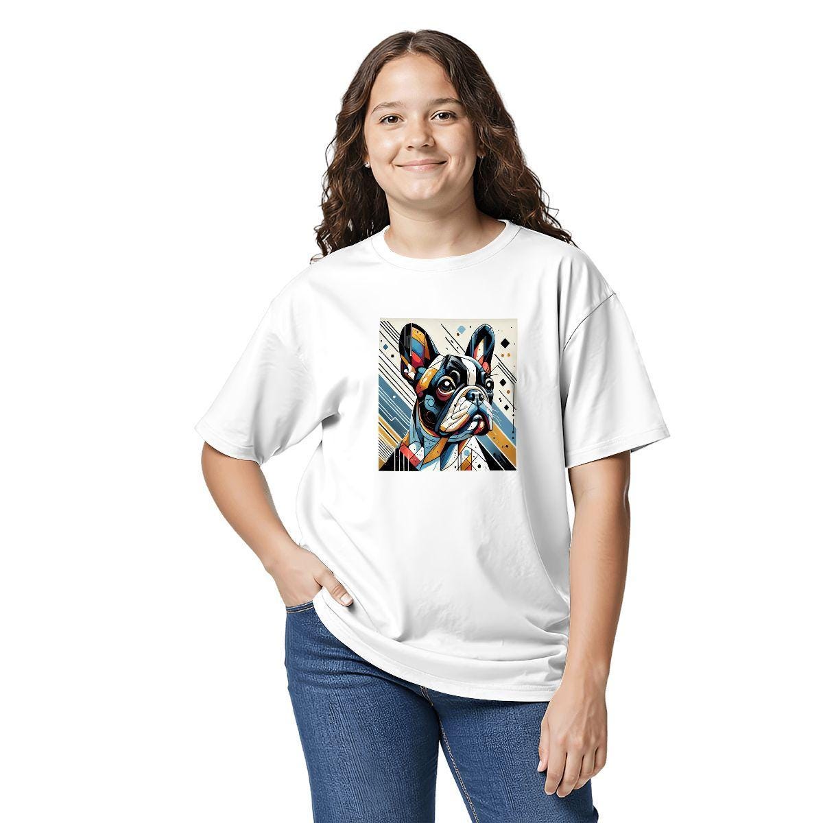 Kids Tee, Fun French Bulldog Youth T-Shirt, Unique Birthday Gift, Casual Vacation Wear, Original Frenchie Tee, Kid's Fashion, Back To School