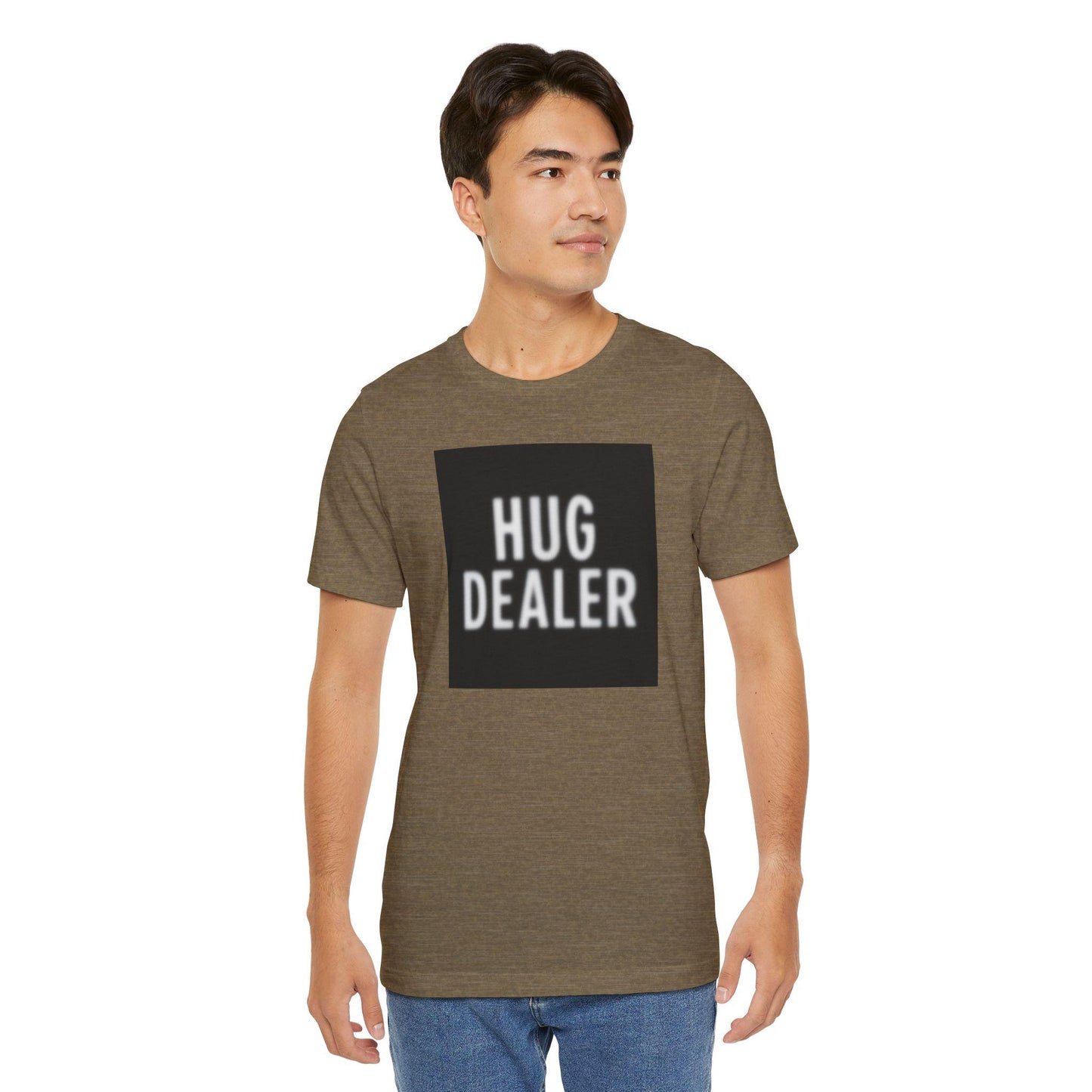 Funny Hug Dealer T-Shirt, Unisex Casual Tee, Gift for Blurry Hug Lovers, Perfect for Birthdays, Humorous Shirt, Casual Rave Party Wear