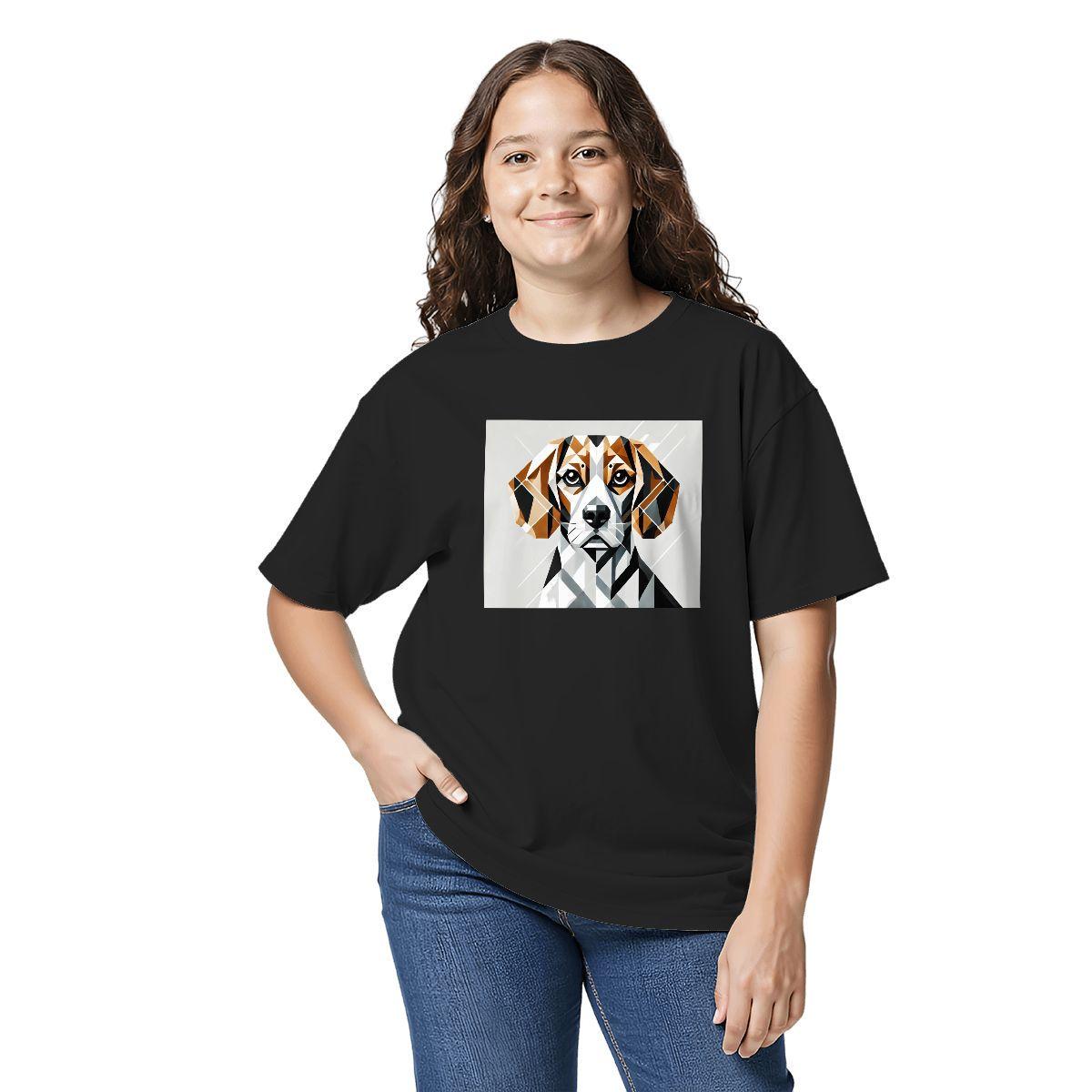 Kids Tee, Fun Beagle Youth T-Shirt, Unique Birthday Gift, Casual Vacation Wear, Original Art Tee, Kid's Fashion Design, Back To School