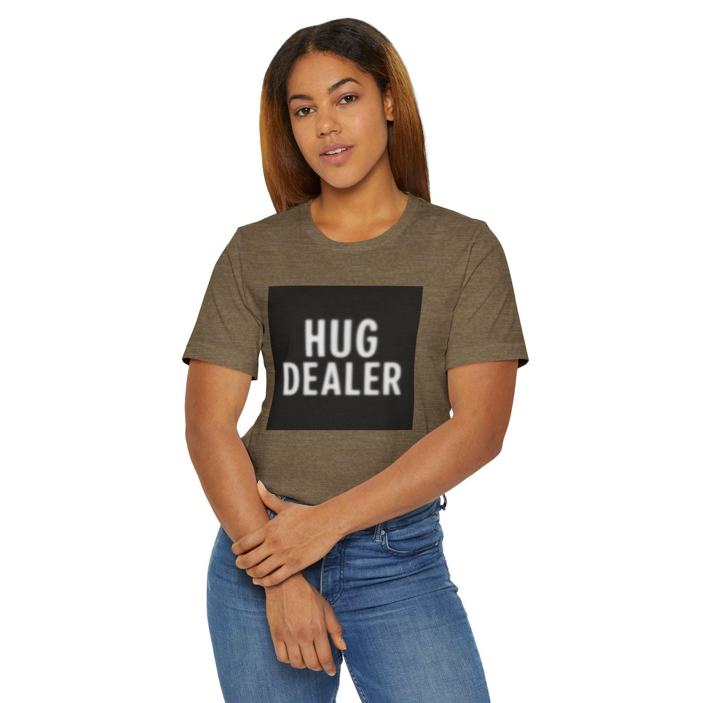 Funny Hug Dealer T-Shirt, Unisex Casual Tee, Gift for Blurry Hug Lovers, Perfect for Birthdays, Humorous Shirt, Casual Rave Party Wear