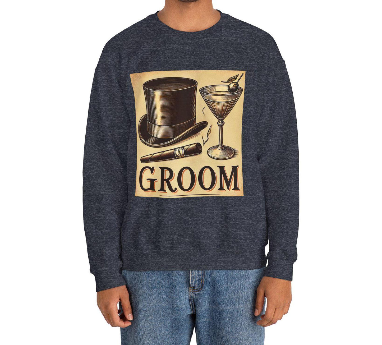 Groom Sweatshirt Heavy Blend™, Gift for Groom, Bachelor Party, Wedding Party Gift