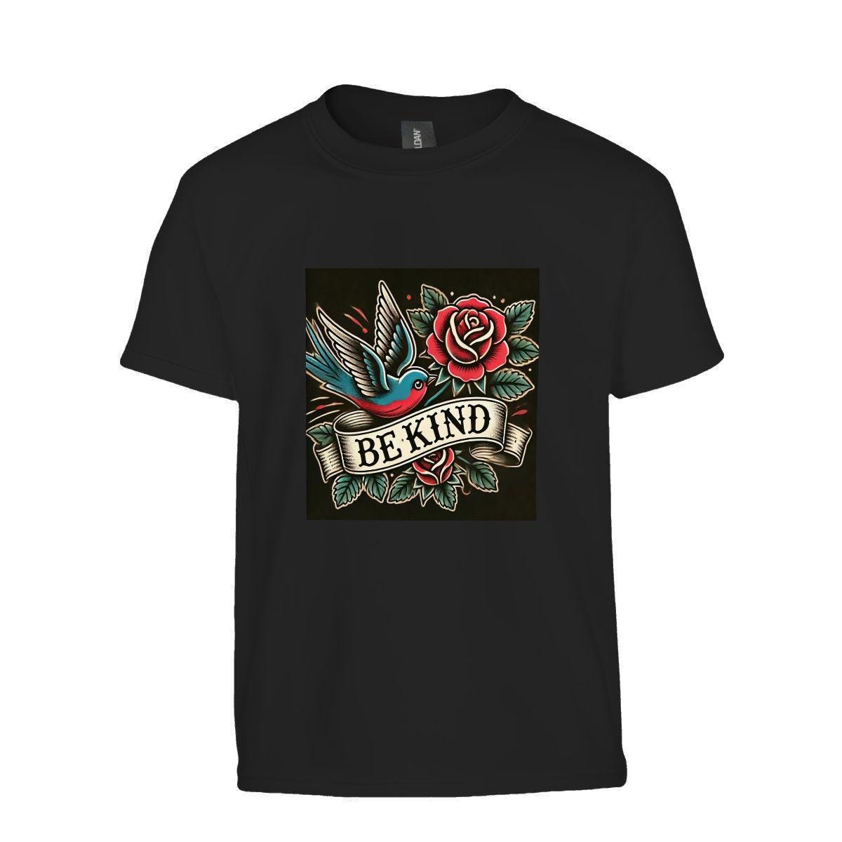 Kids Tee, Fun Be Kind Youth T-Shirt, Unique Birthday Gift, Casual Vacation Wear, Original Vintage Art Tee, Kid's Fashion, Back To School