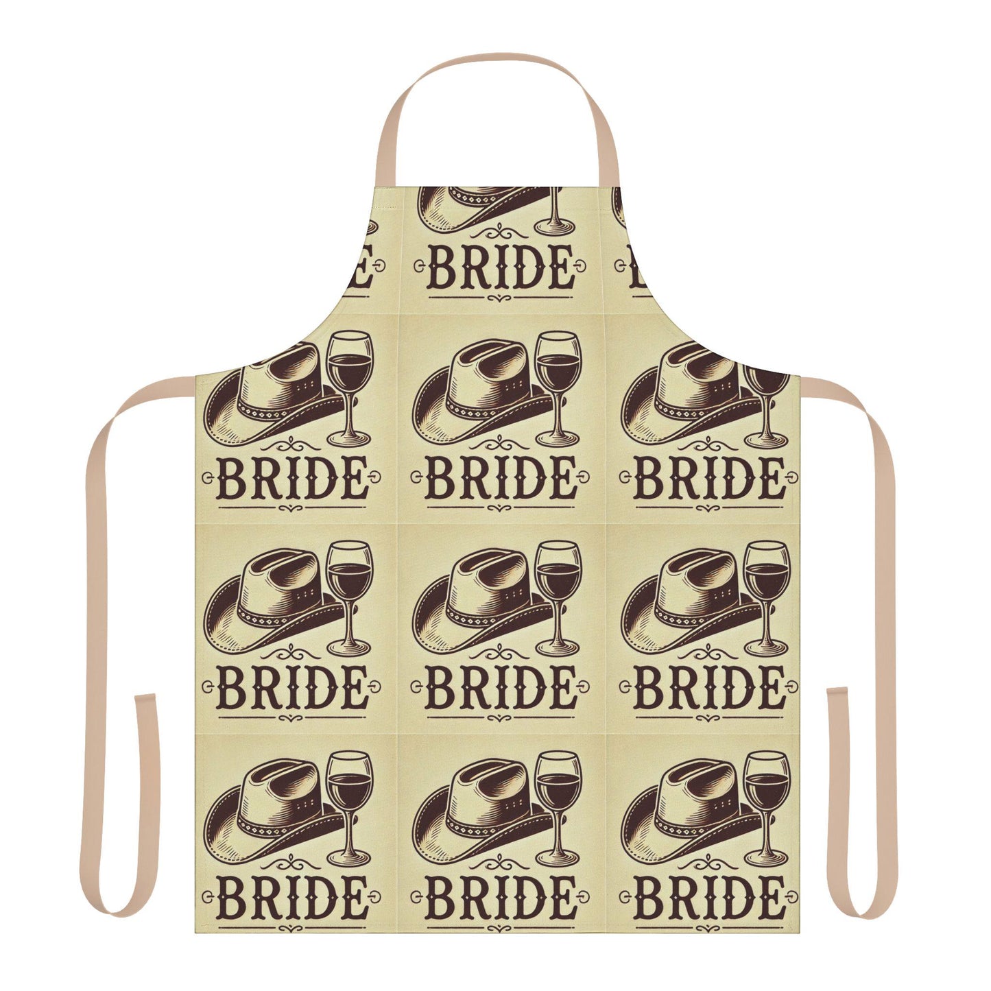 Bride Gift Apron, 5-Color Straps to Choose From, Wedding Gifts, Kiss the Cook, Newlyweds